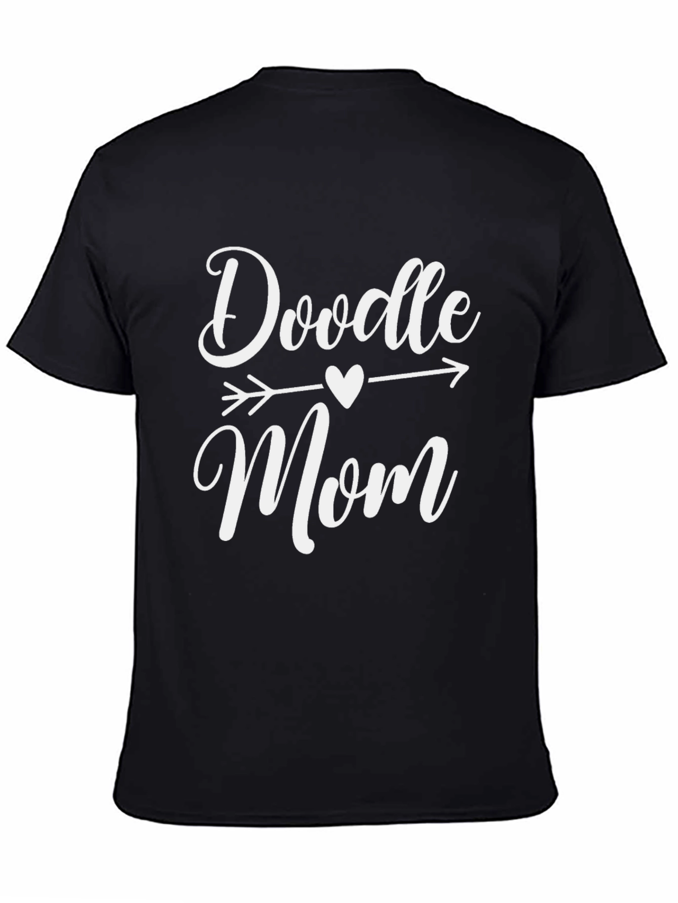 Doodle Mom T-Shirt - Heart Arrow Design