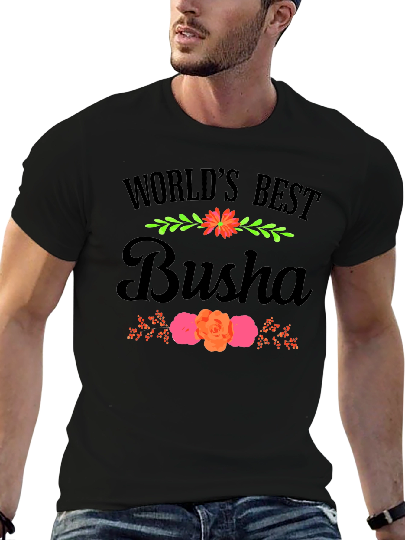 Worlds Best Busha Graphic T-Shirt