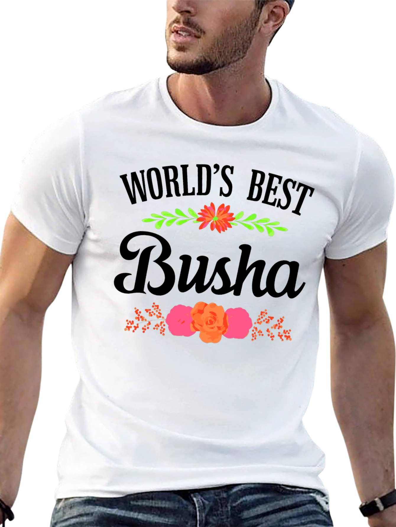 Worlds Best Busha Graphic T-Shirt