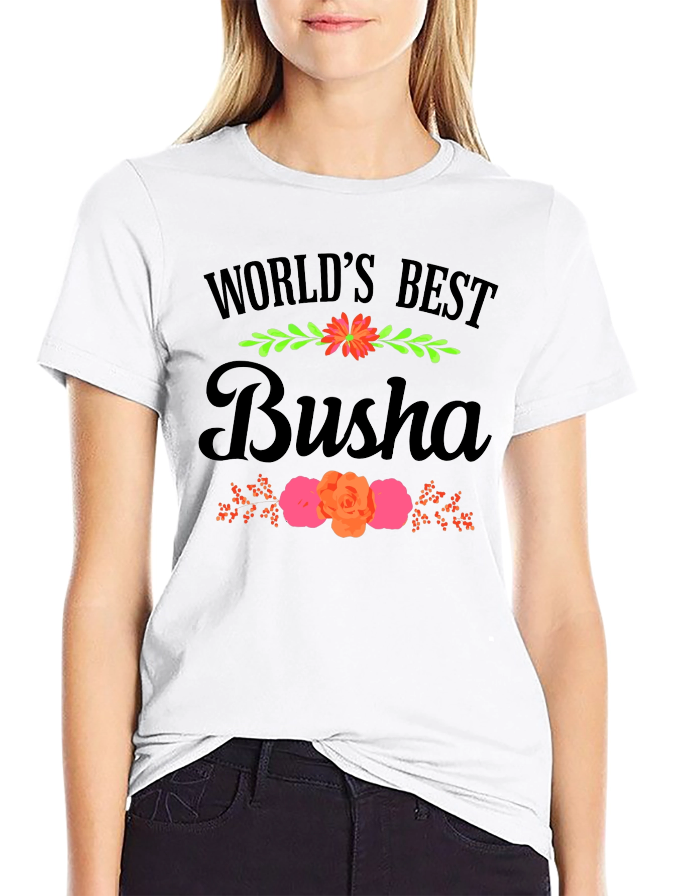 Worlds Best Busha Graphic T-Shirt