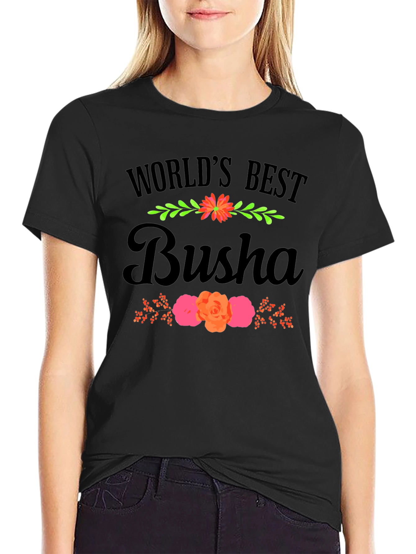 Worlds Best Busha Graphic T-Shirt