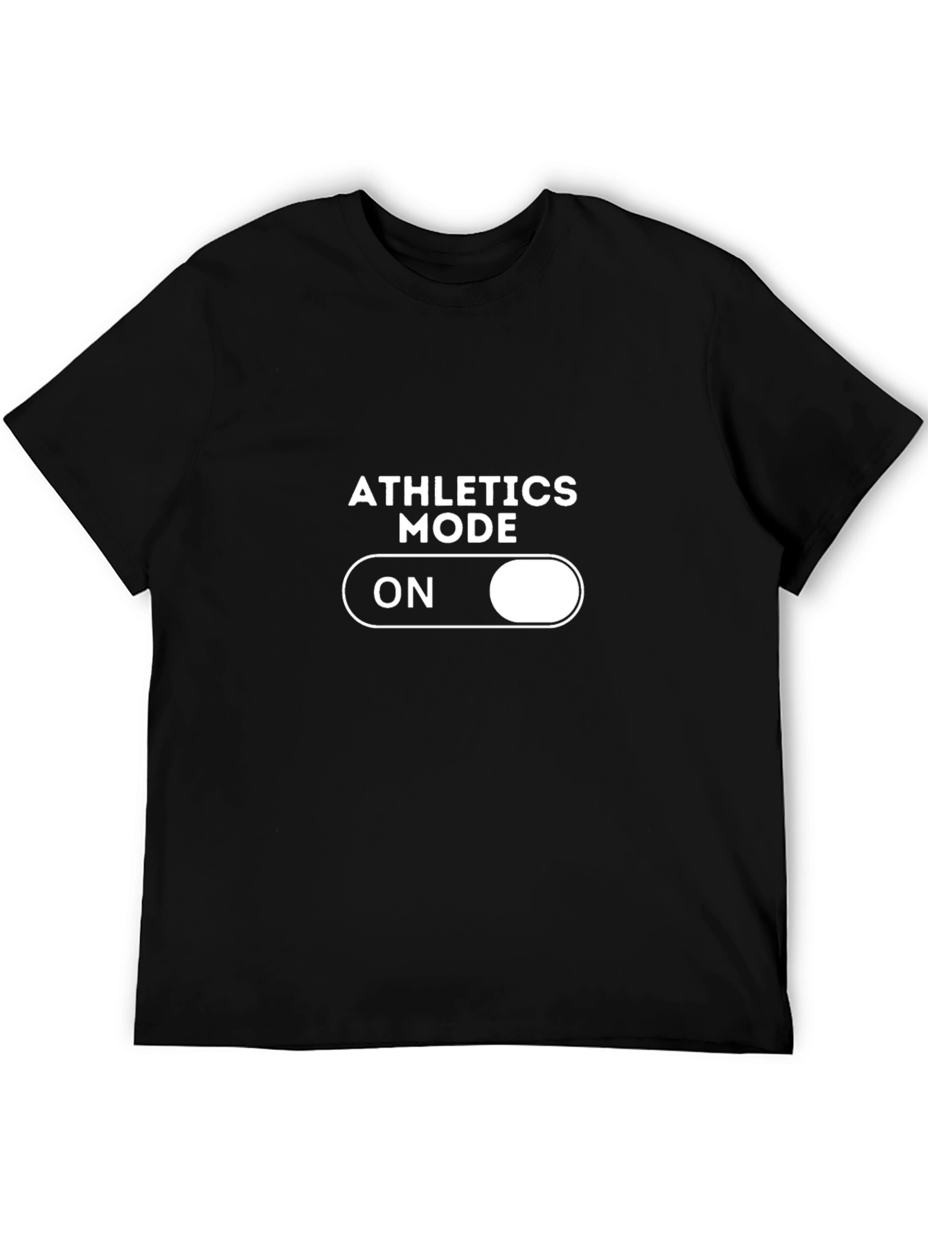 Athletics Mode On - Black Graphic Tee