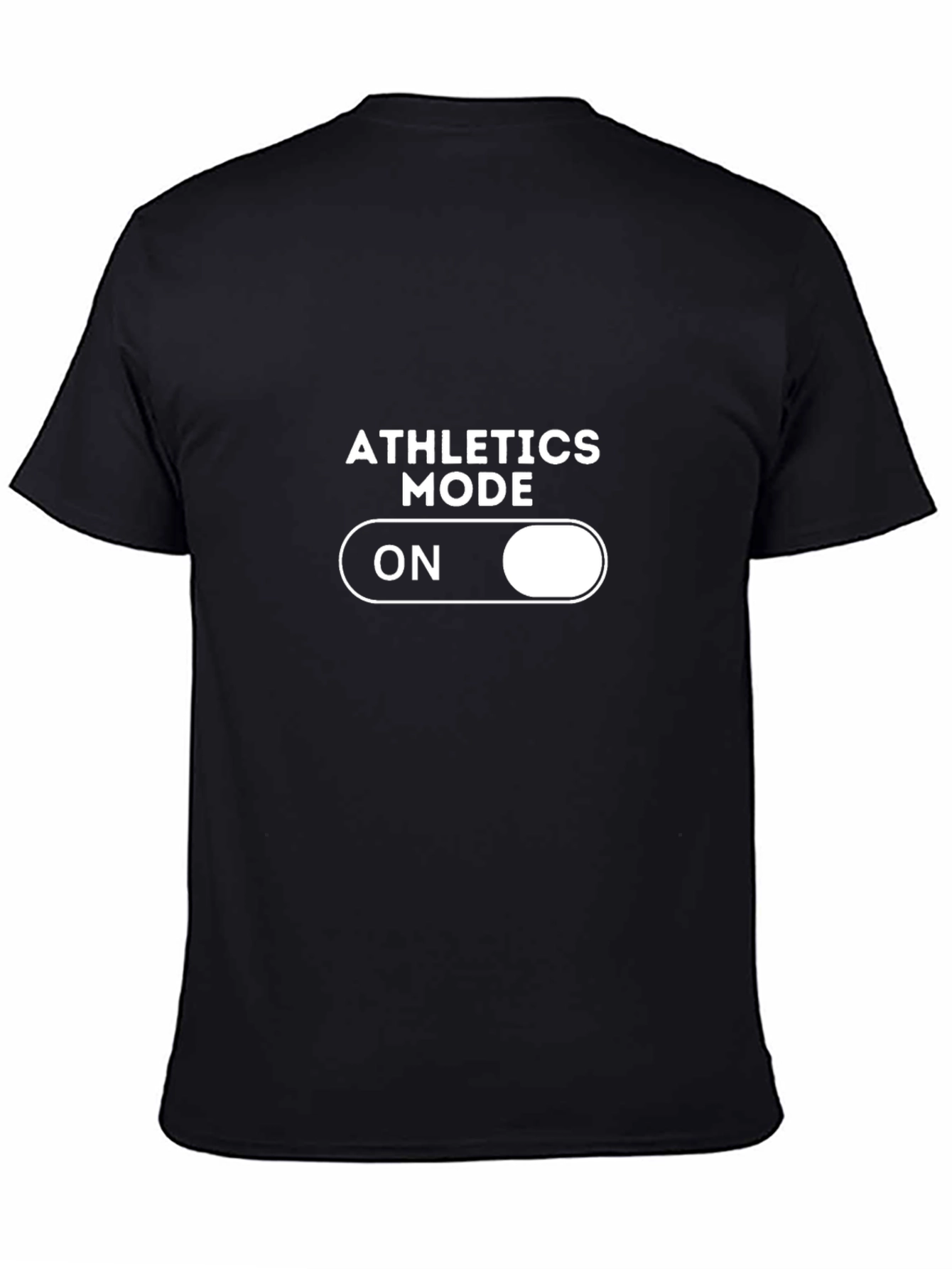 Athletics Mode On - Black Graphic Tee