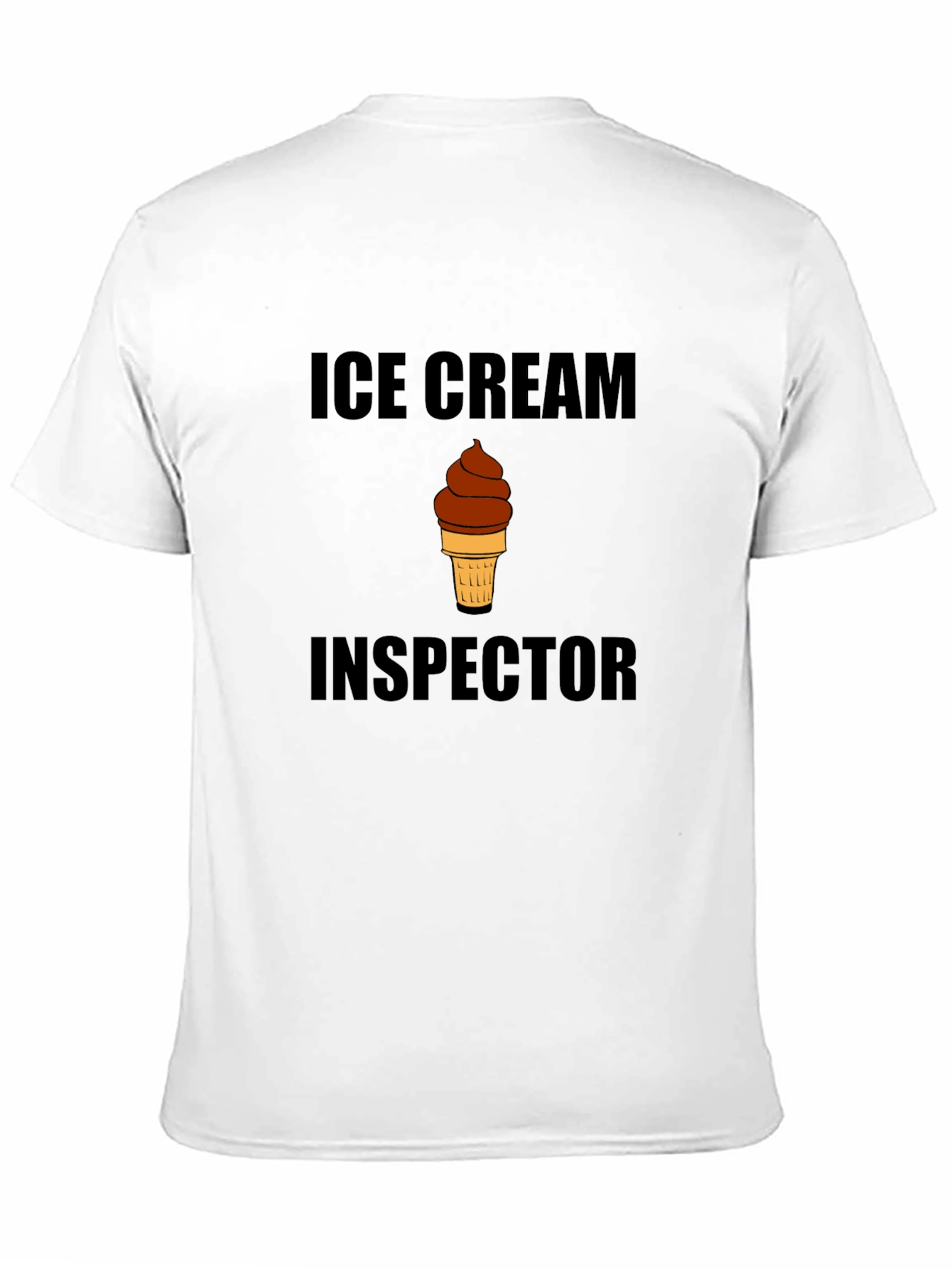 Ice Cream Inspector T-Shirt Funny Foodie Tee