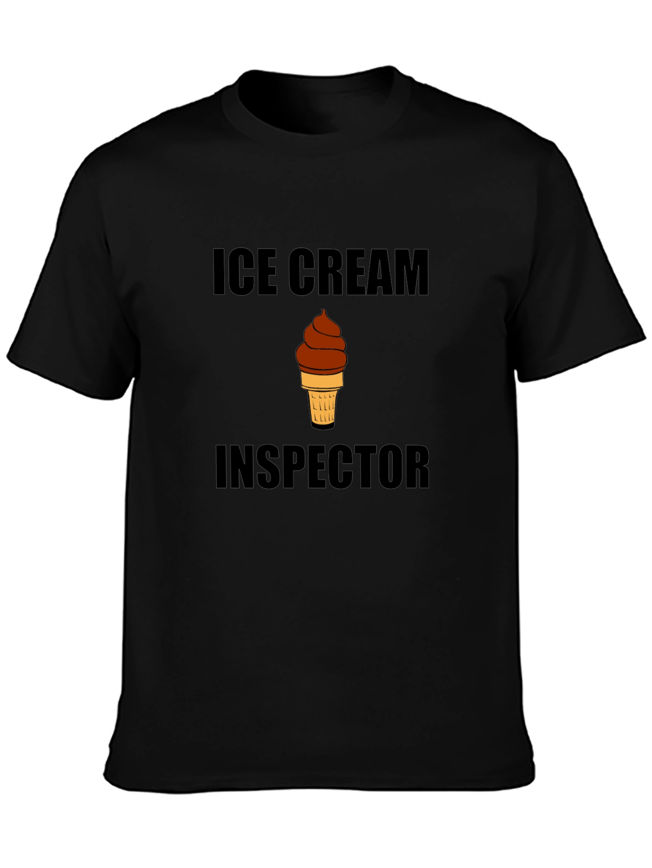 Ice Cream Inspector T-Shirt Funny Foodie Tee
