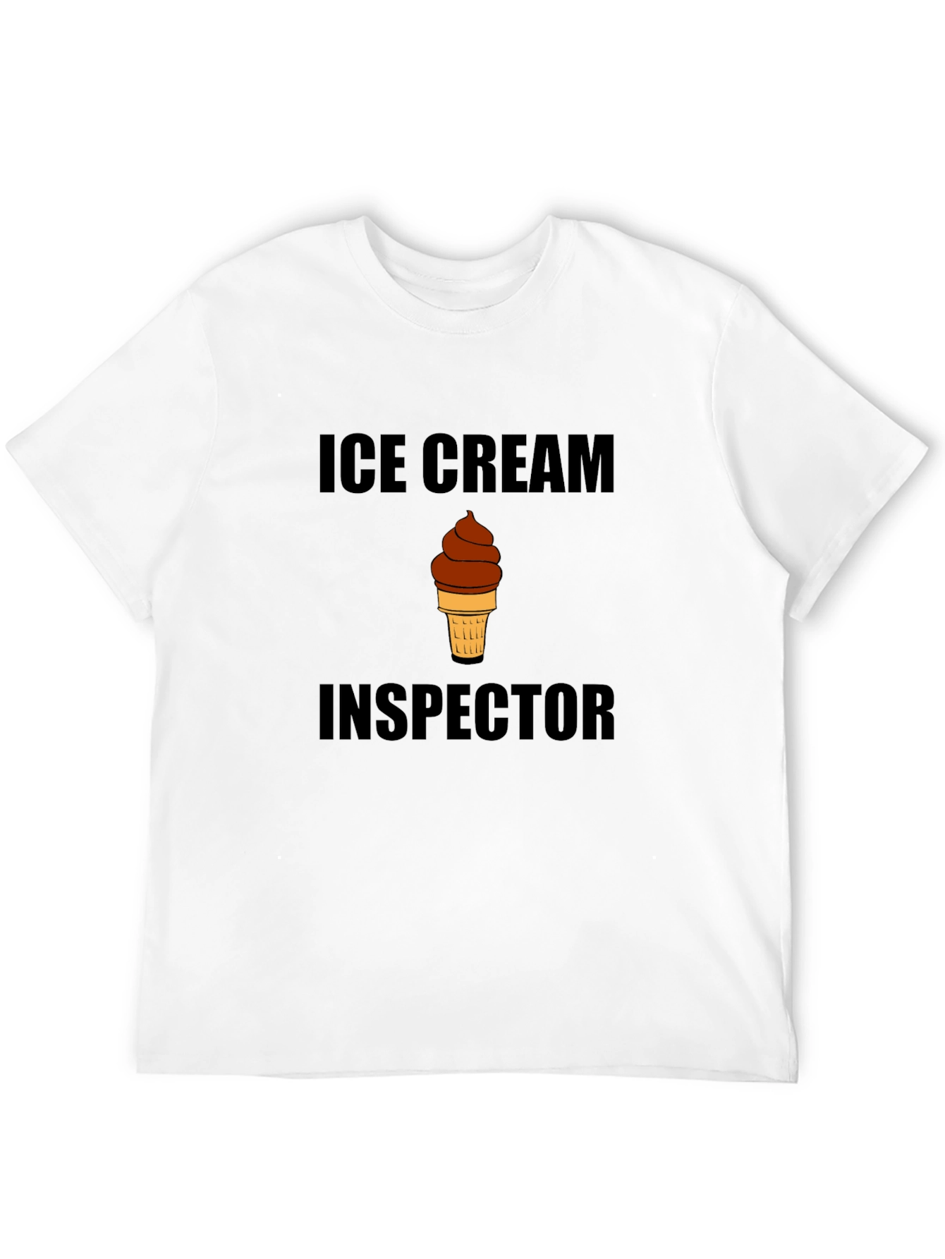Ice Cream Inspector T-Shirt Funny Foodie Tee