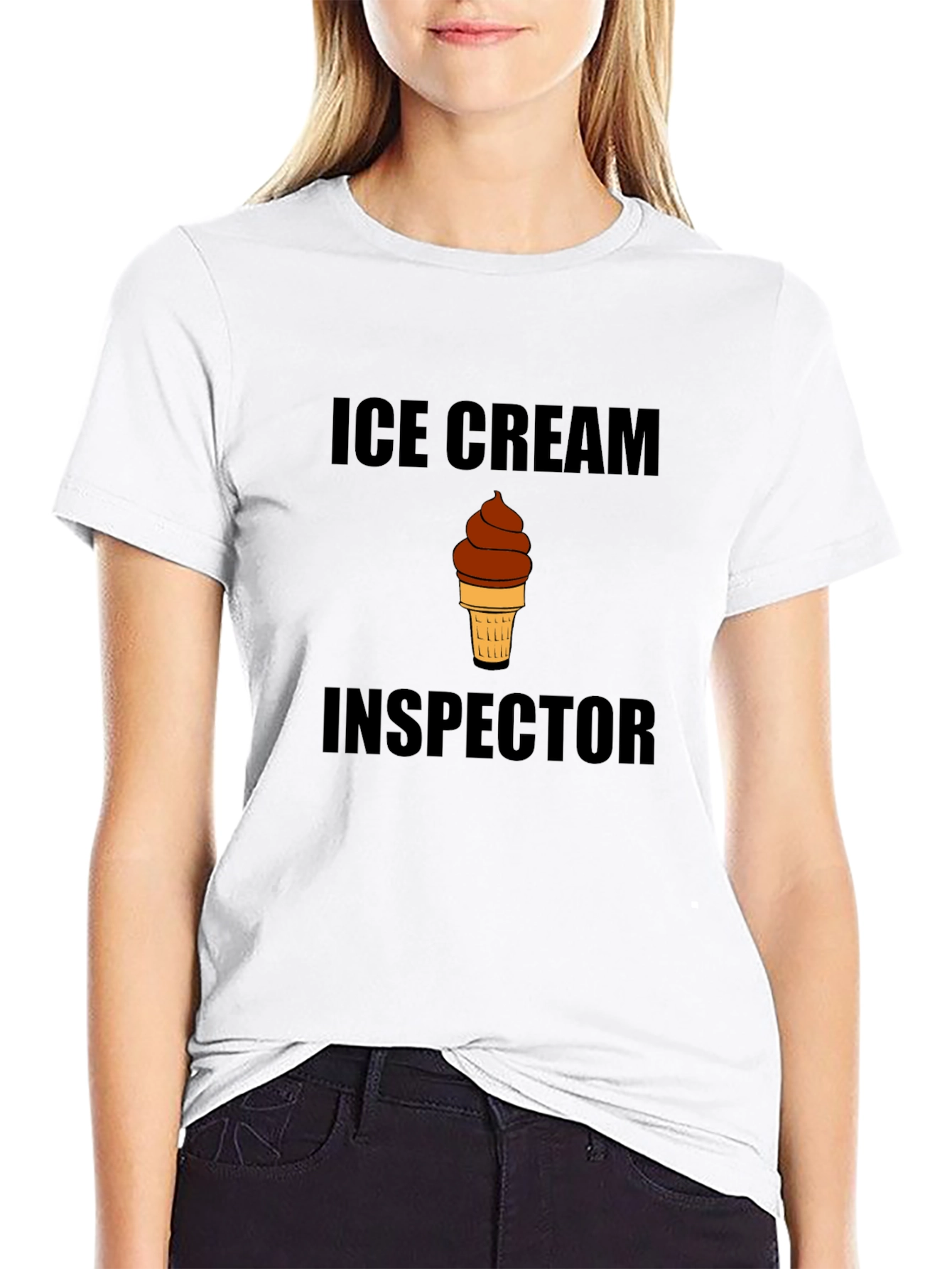 Ice Cream Inspector T-Shirt Funny Foodie Tee