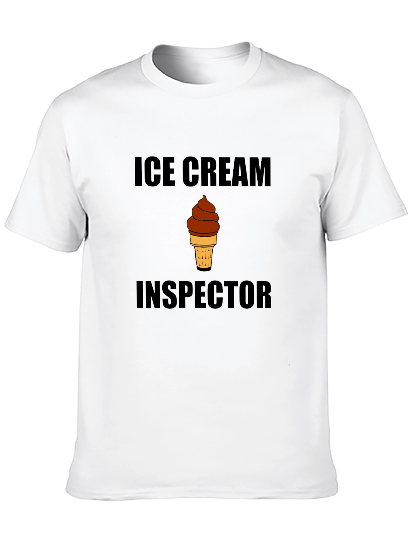 Ice Cream Inspector T-Shirt Funny Foodie Tee