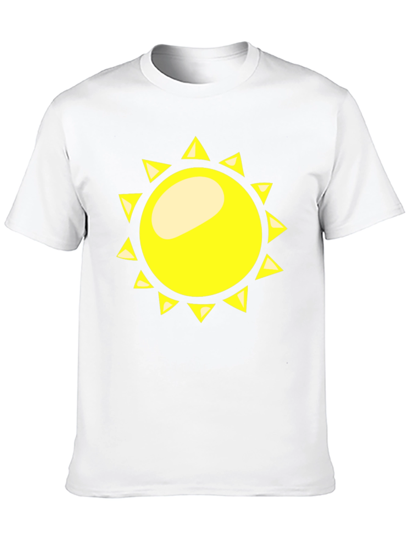 Sunny Graphic Tee - Black Cotton T-Shirt