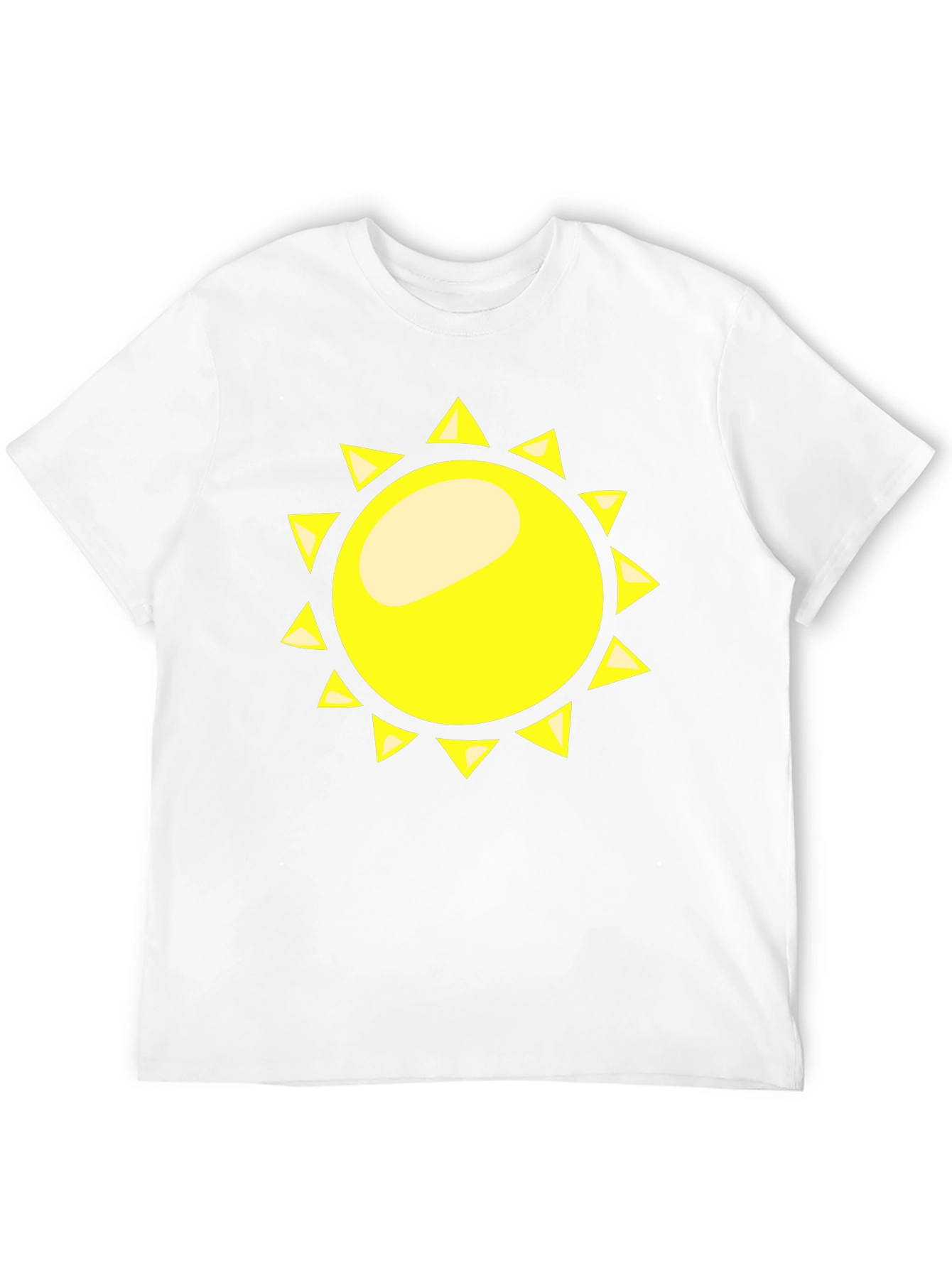 Sunny Graphic Tee - Black Cotton T-Shirt