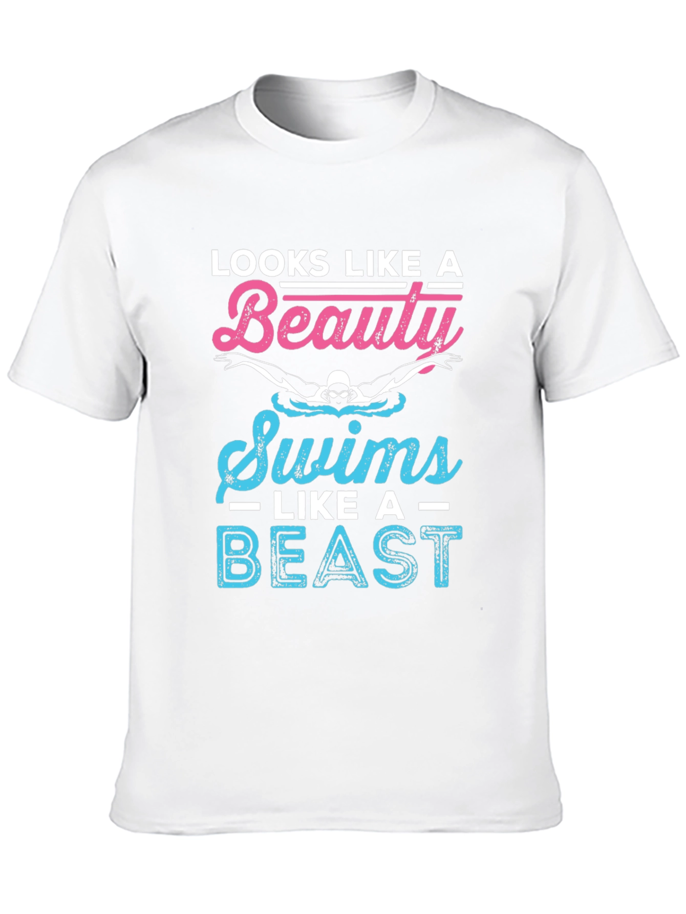 Beauty & Beast Swimmer Graphic T-Shirt