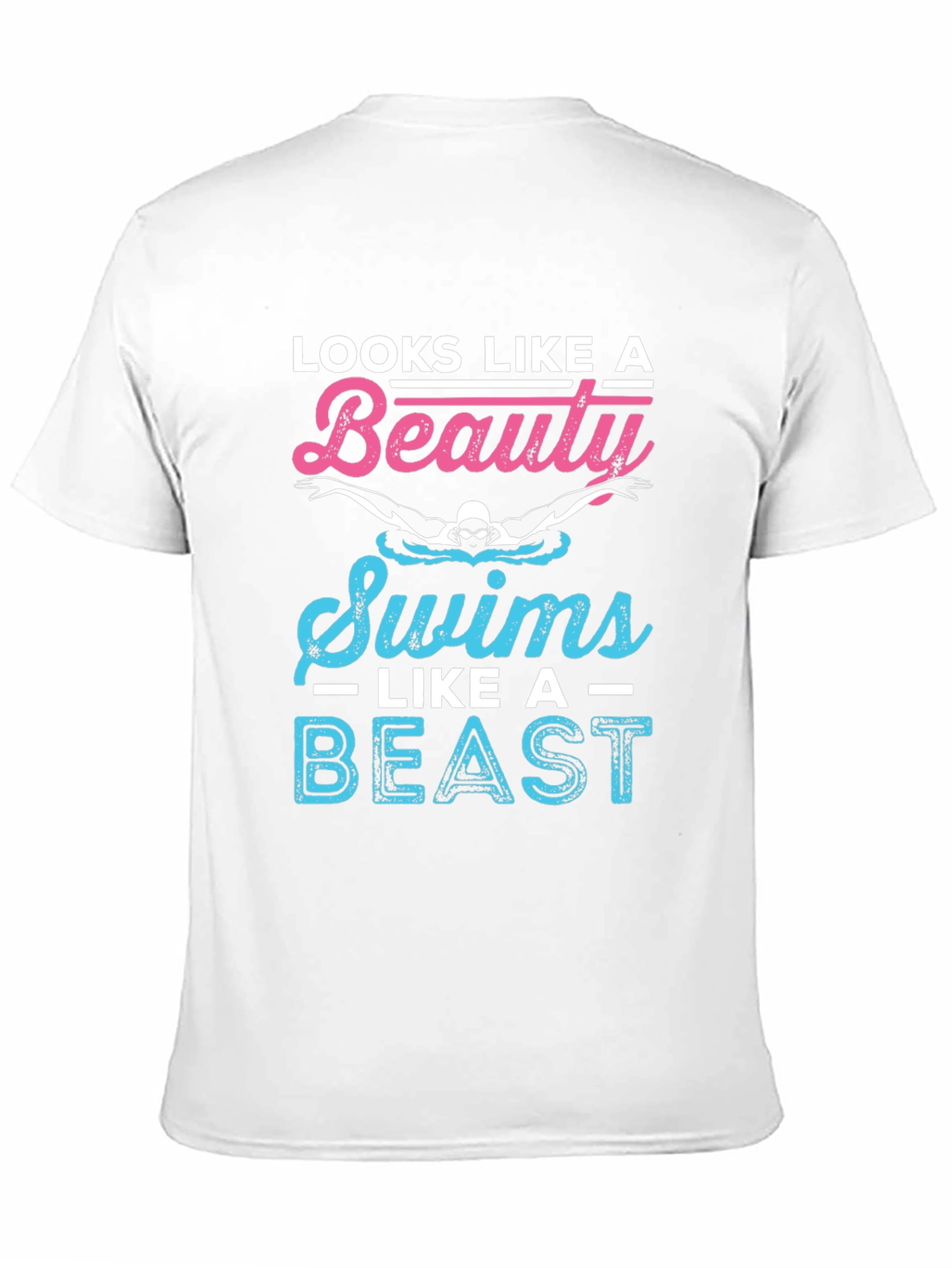 Beauty & Beast Swimmer Graphic T-Shirt