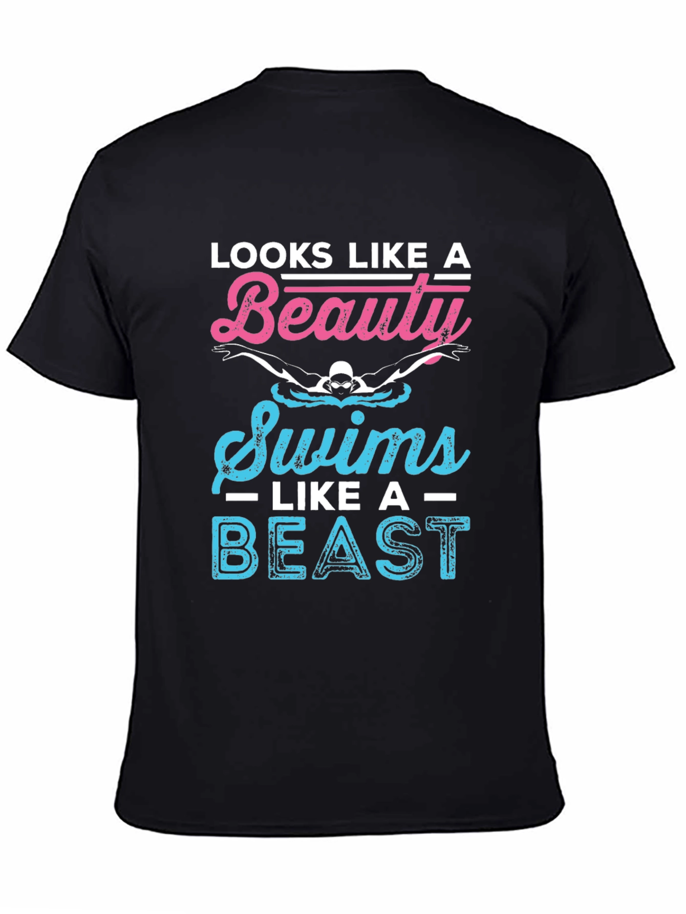 Beauty & Beast Swimmer Graphic T-Shirt