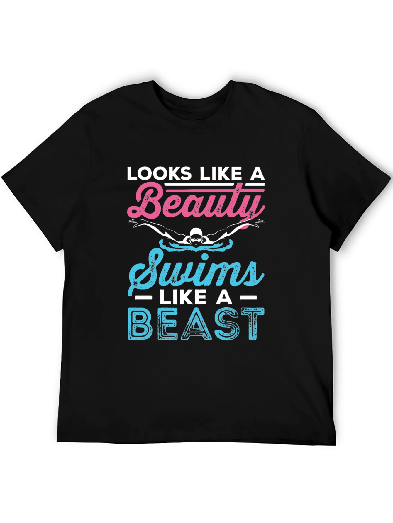 Beauty & Beast Swimmer Graphic T-Shirt