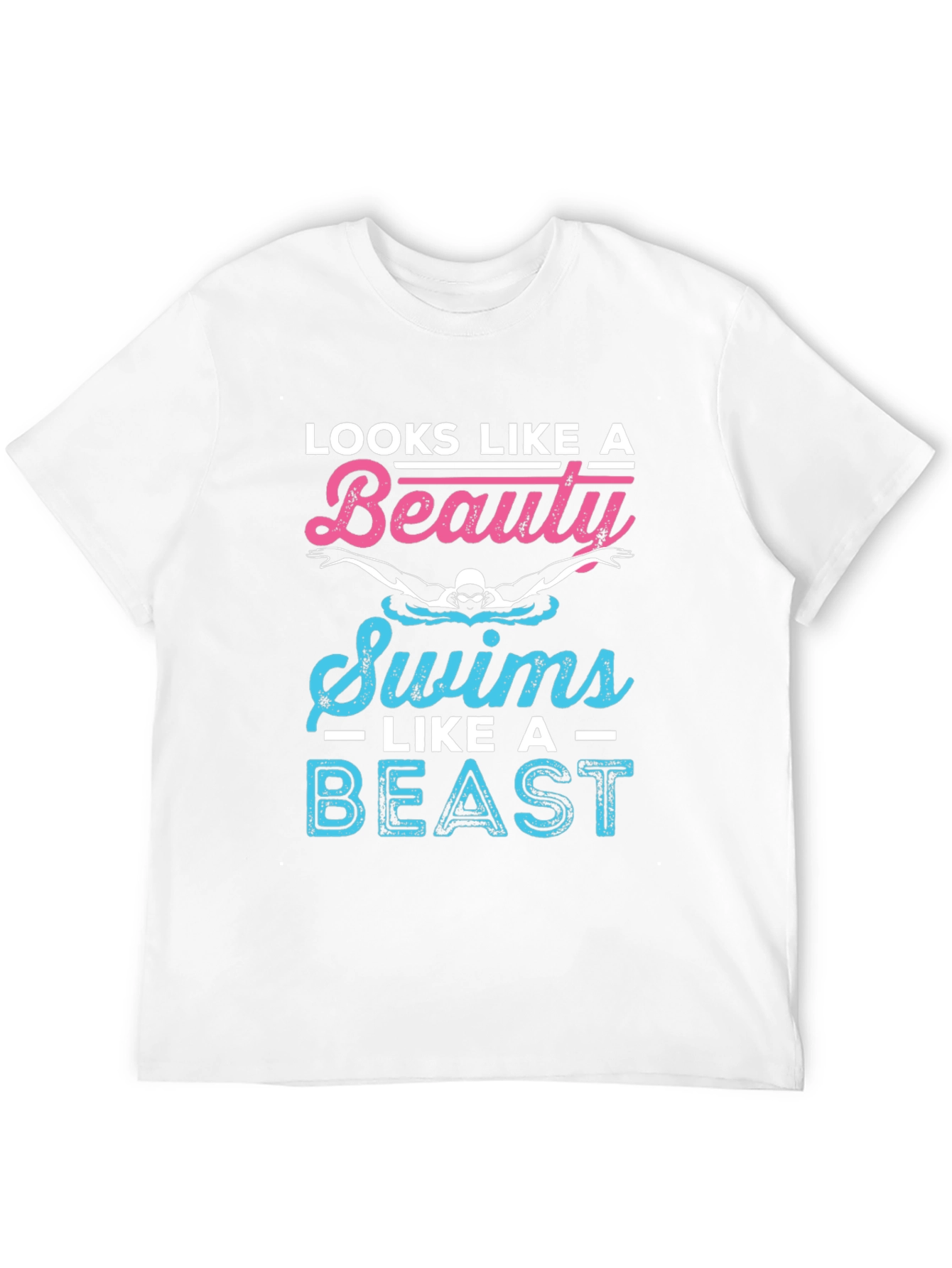 Beauty & Beast Swimmer Graphic T-Shirt