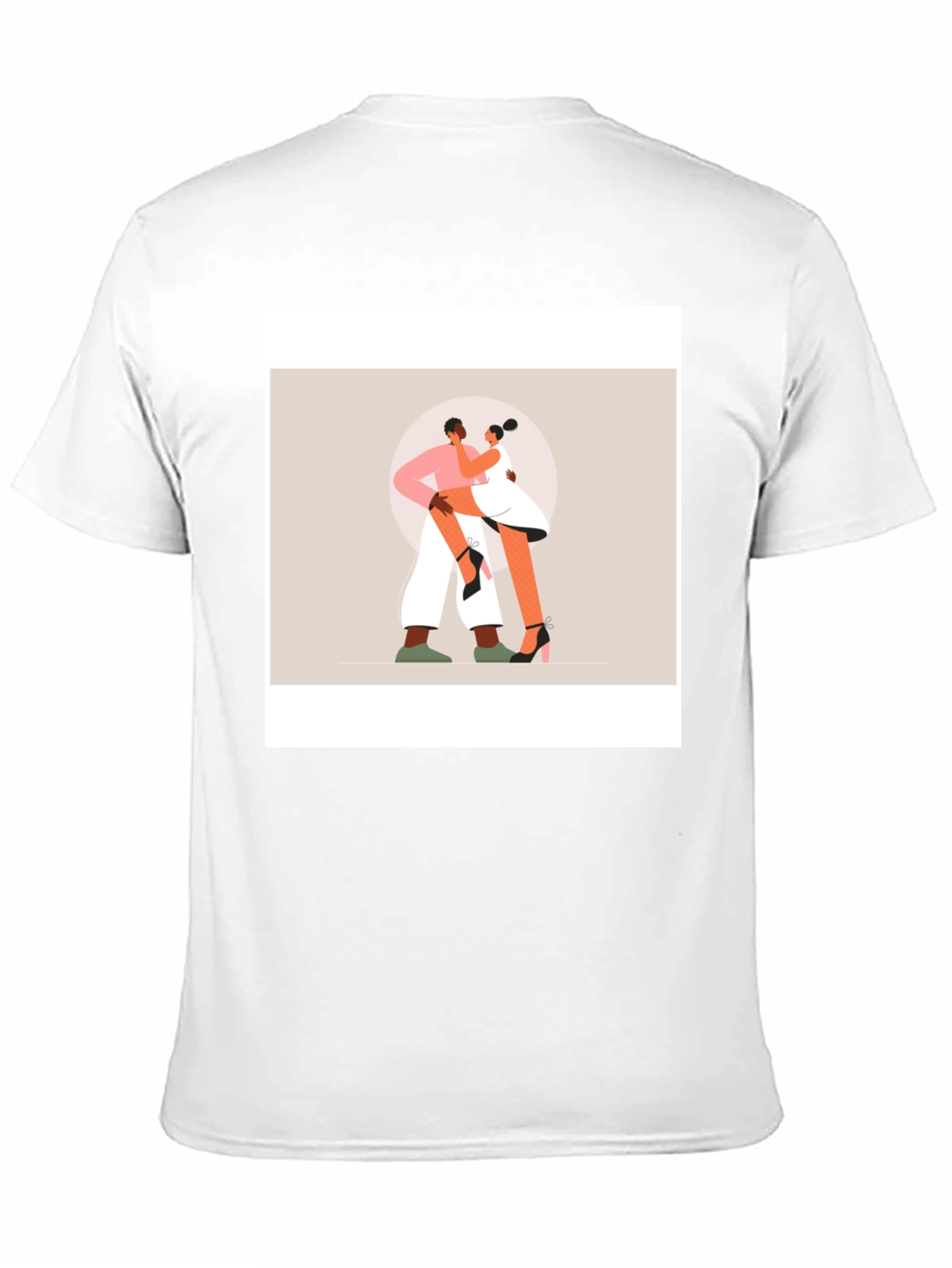 Romantic Dance Graphic Tee - Black