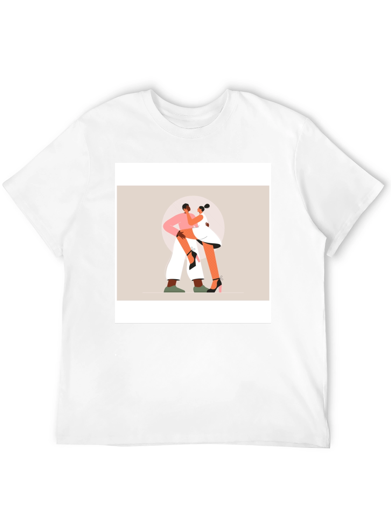 Romantic Dance Graphic Tee - Black