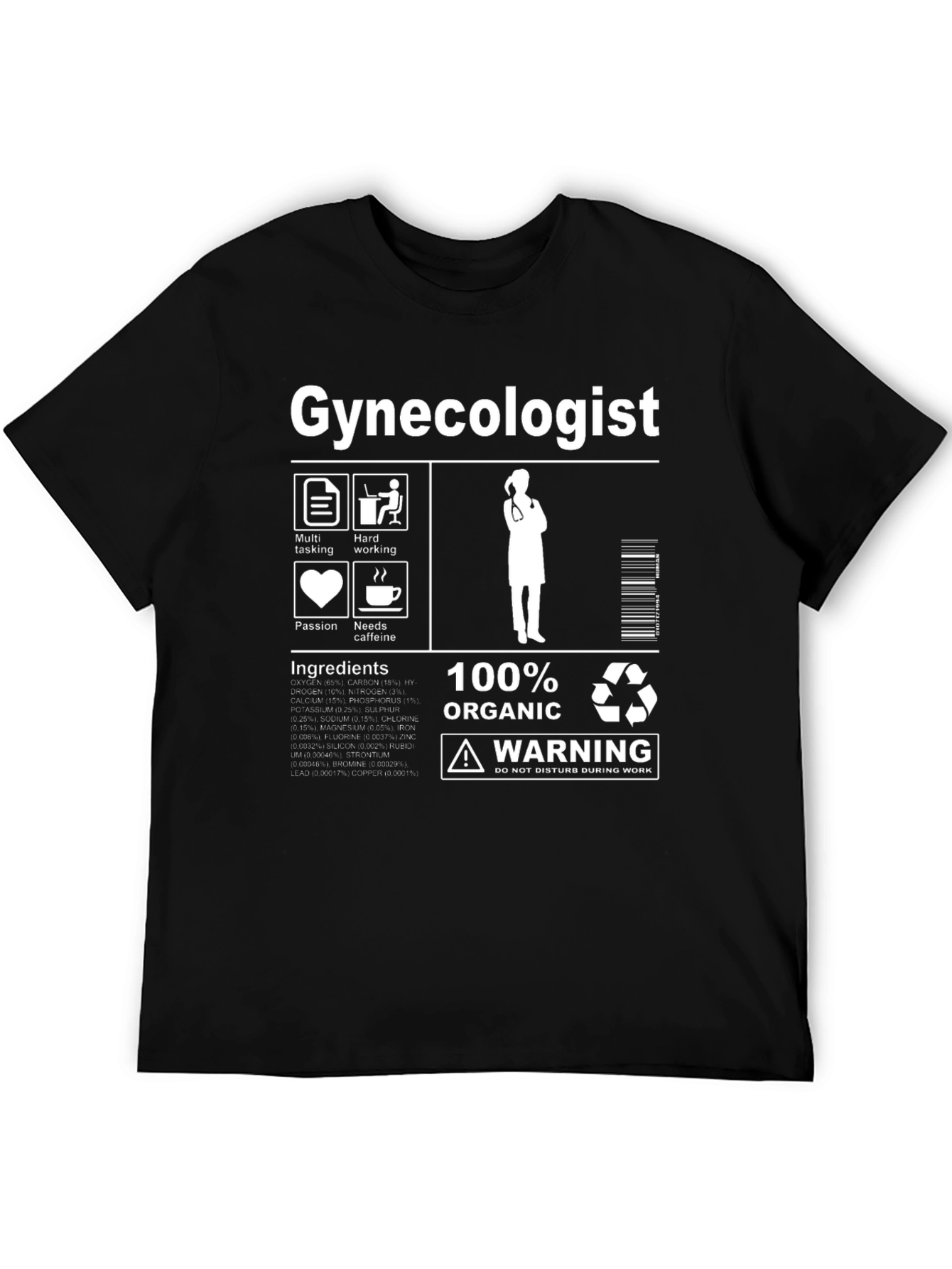 Gynecologist T-Shirt - Organic Doctor Tee