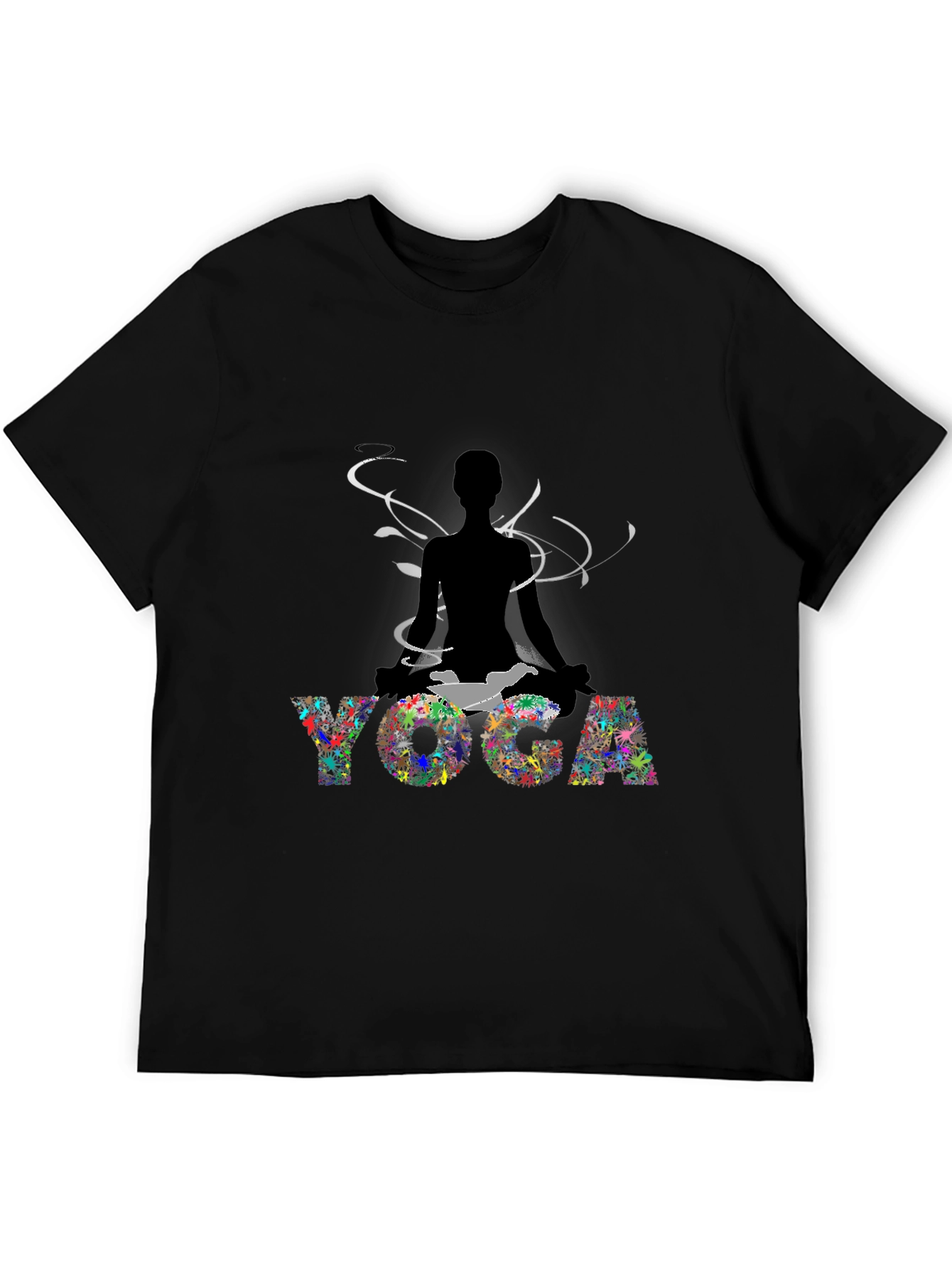 Yoga Meditation Graphic Tee - Relax & Focus