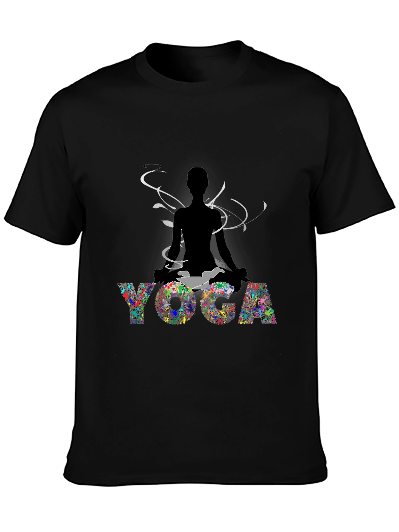 Yoga Meditation Graphic Tee - Relax & Focus