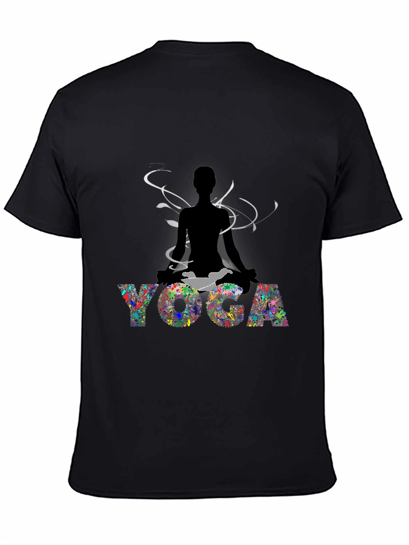 Yoga Meditation Graphic Tee - Relax & Focus