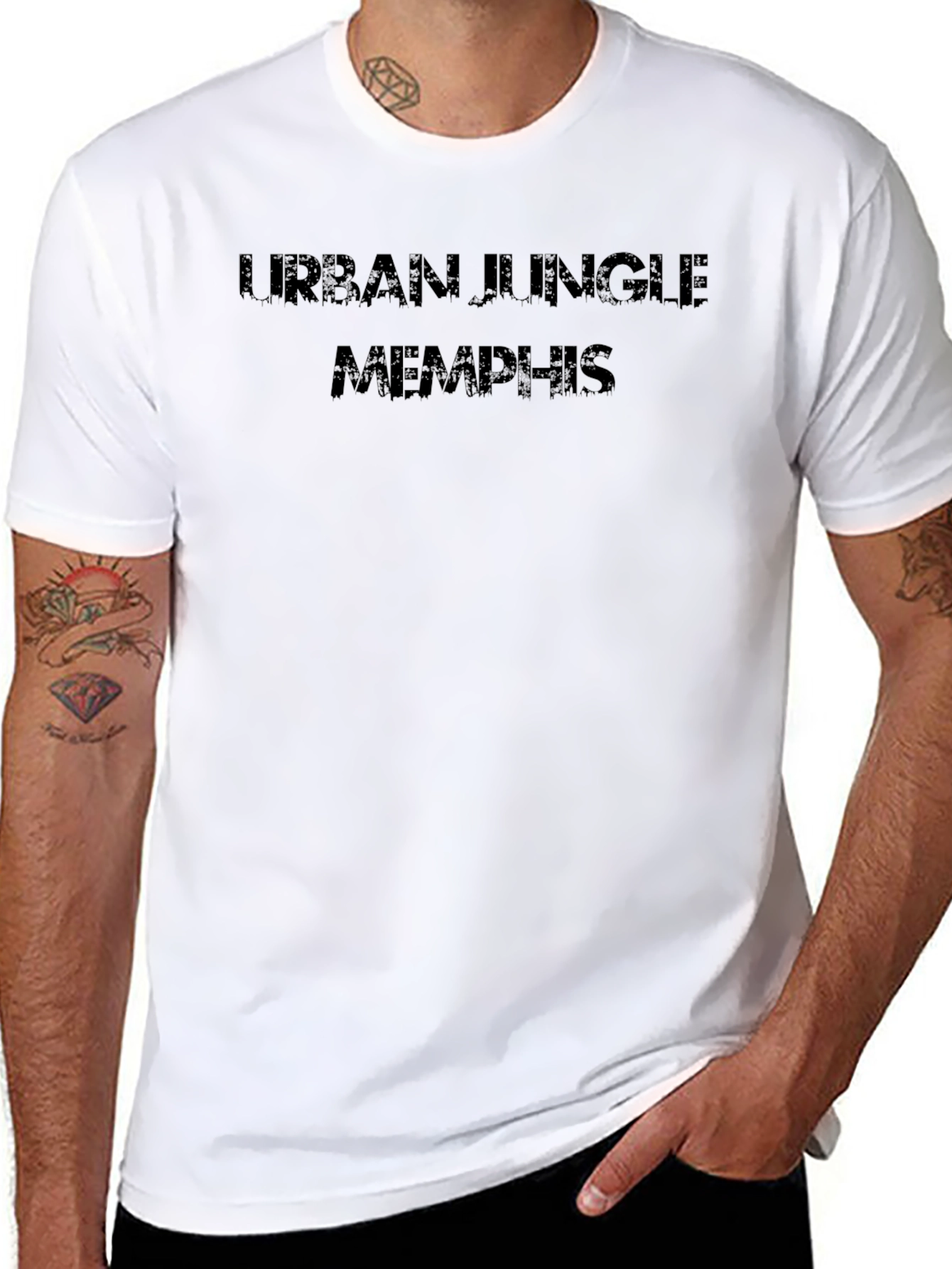 Urban Jungle Memphis Black Tee