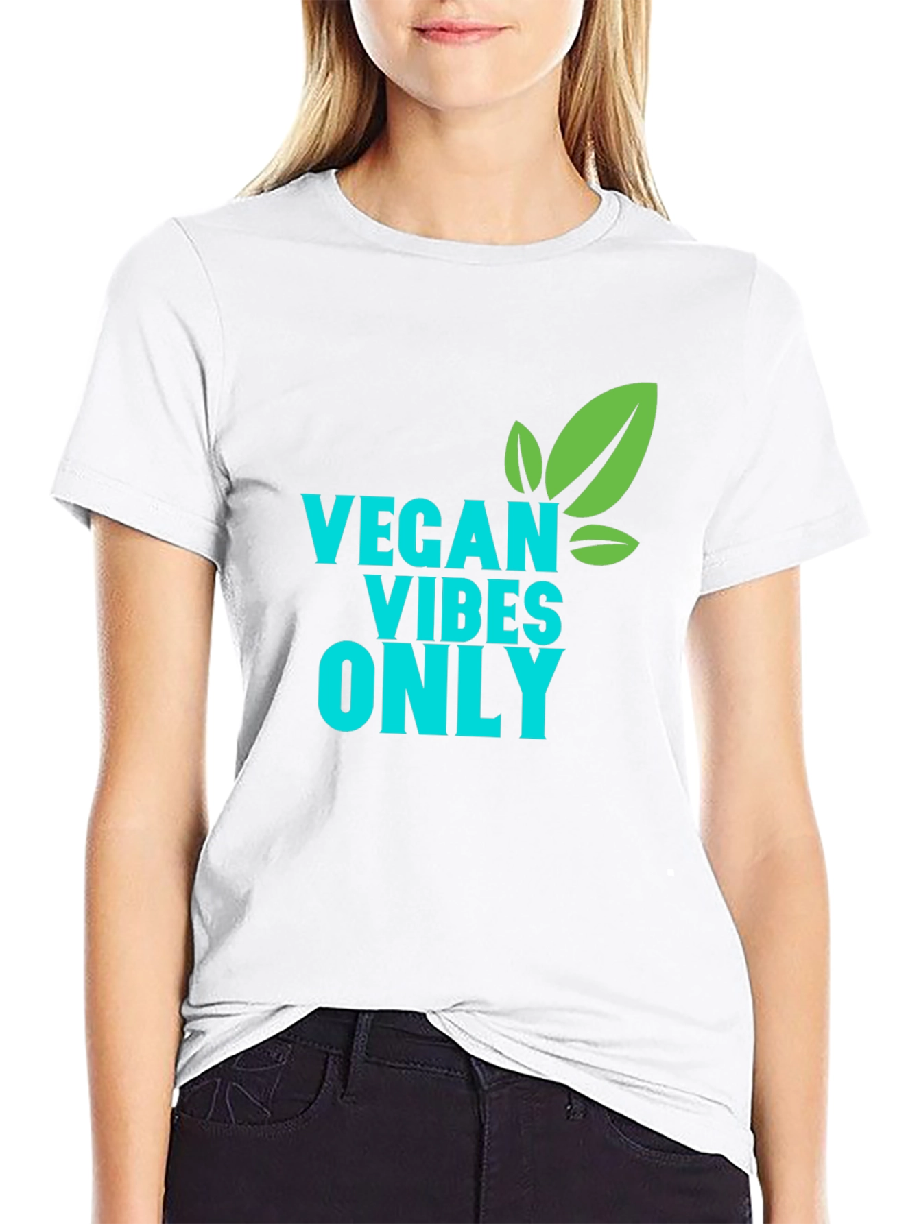 Vegan Vibes Only T-Shirt - Soft Cotton Tee
