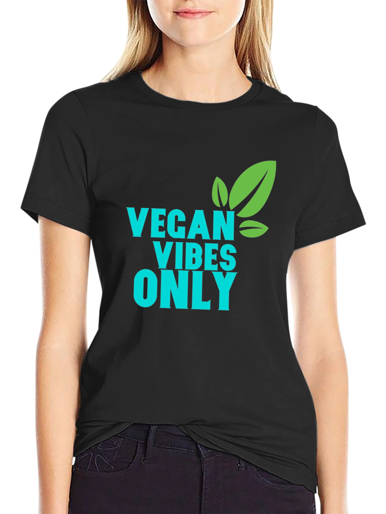 Vegan Vibes Only T-Shirt - Soft Cotton Tee