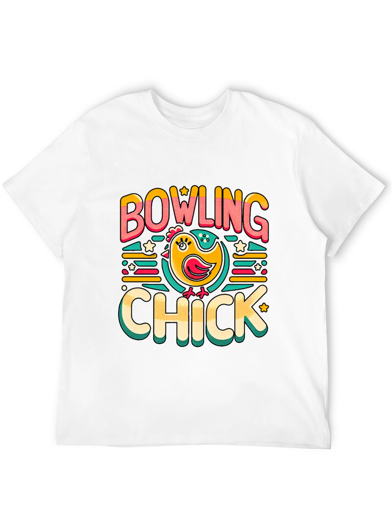 Bowling Chick Graphic T-Shirt - Fun Bowling Apparel