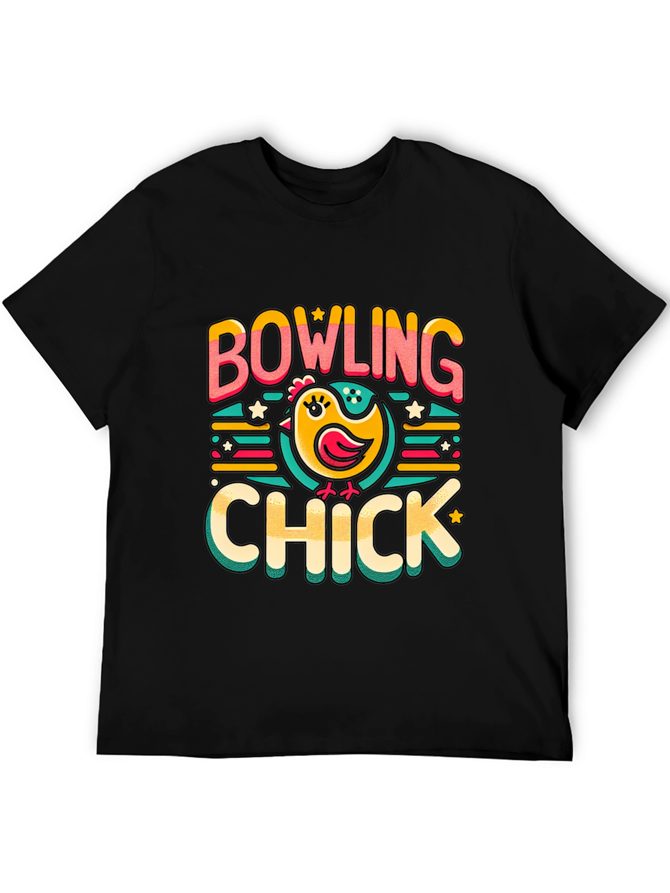 Bowling Chick Graphic T-Shirt - Fun Bowling Apparel