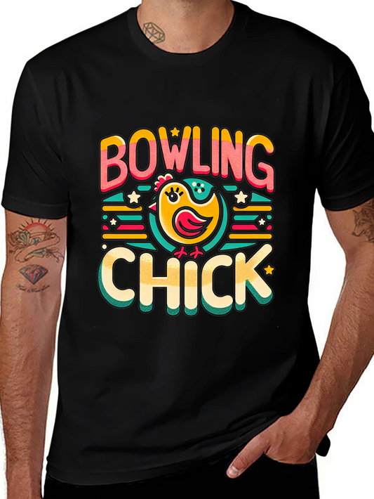 Bowling Chick Graphic T-Shirt - Fun Bowling Apparel