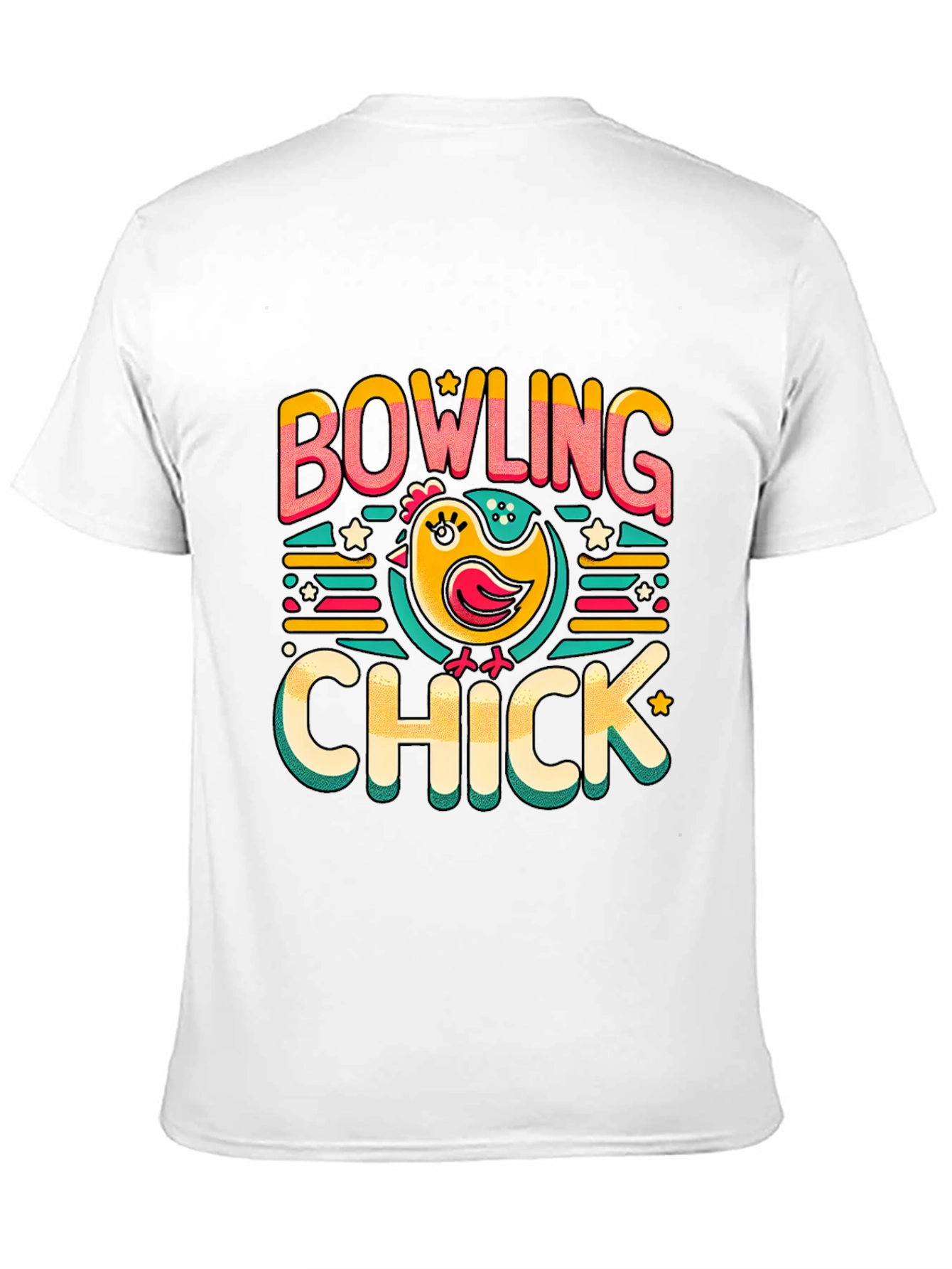 Bowling Chick Graphic T-Shirt - Fun Bowling Apparel