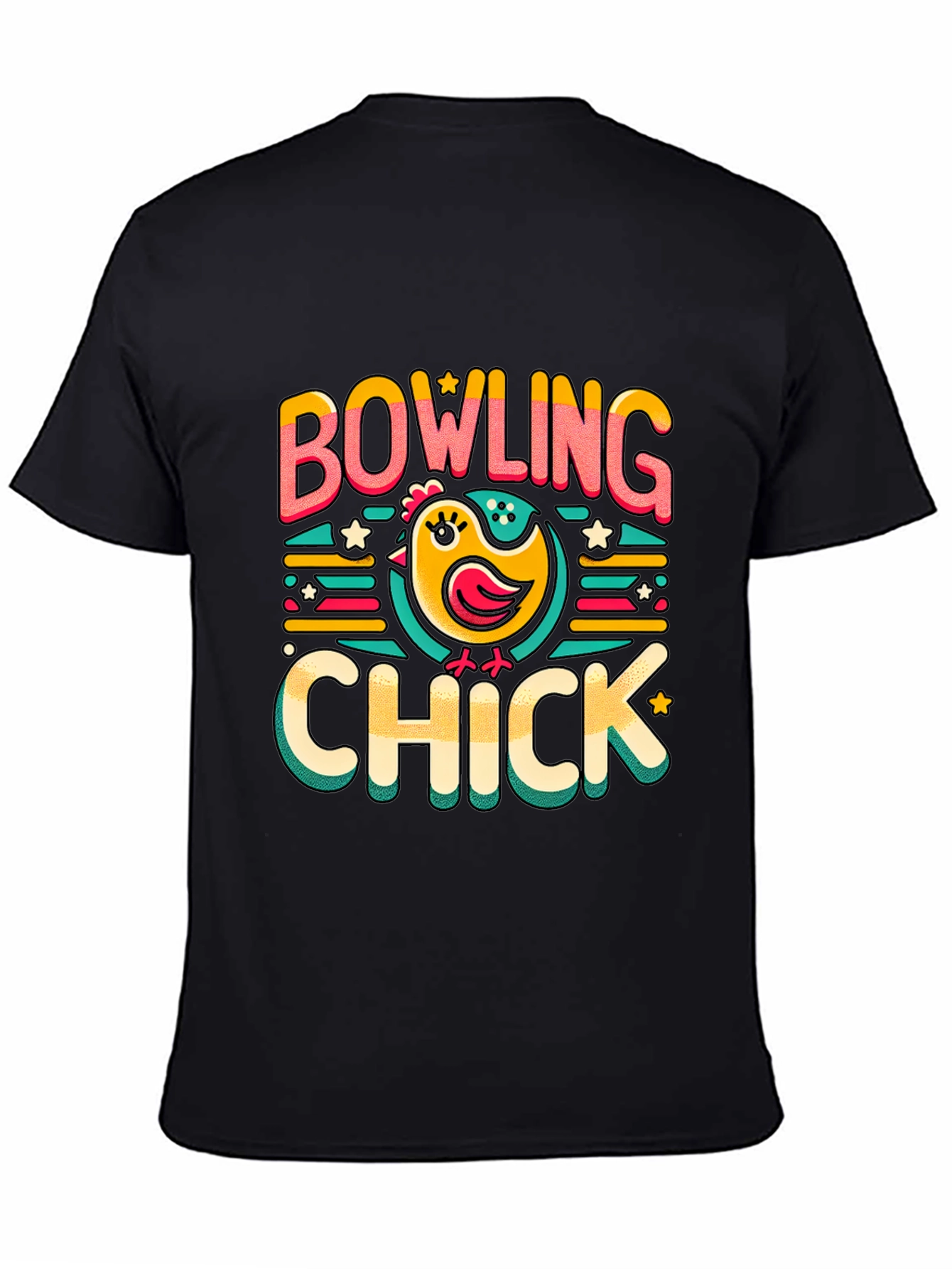 Bowling Chick Graphic T-Shirt - Fun Bowling Apparel