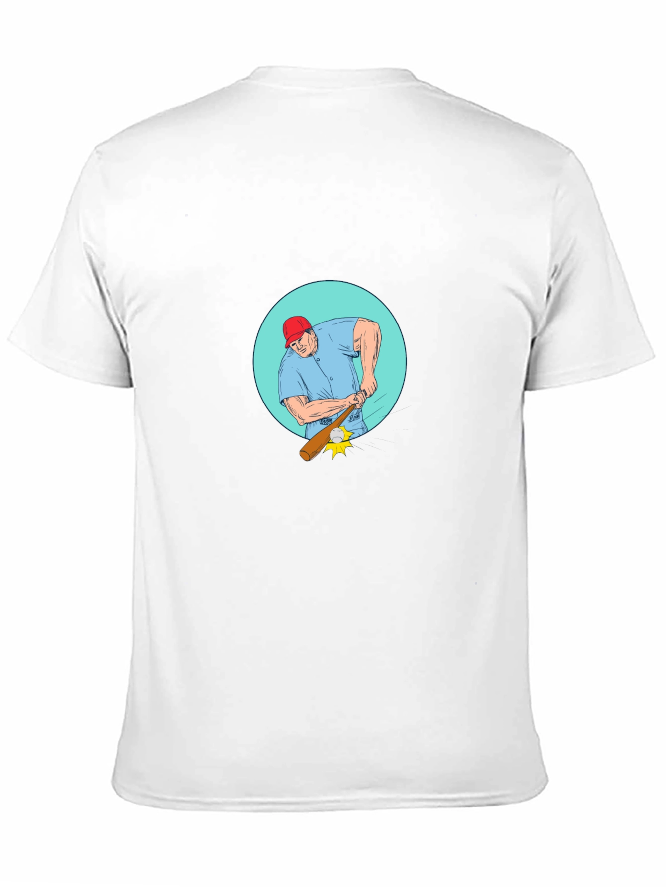 Baseball Hitter Graphic T-Shirt