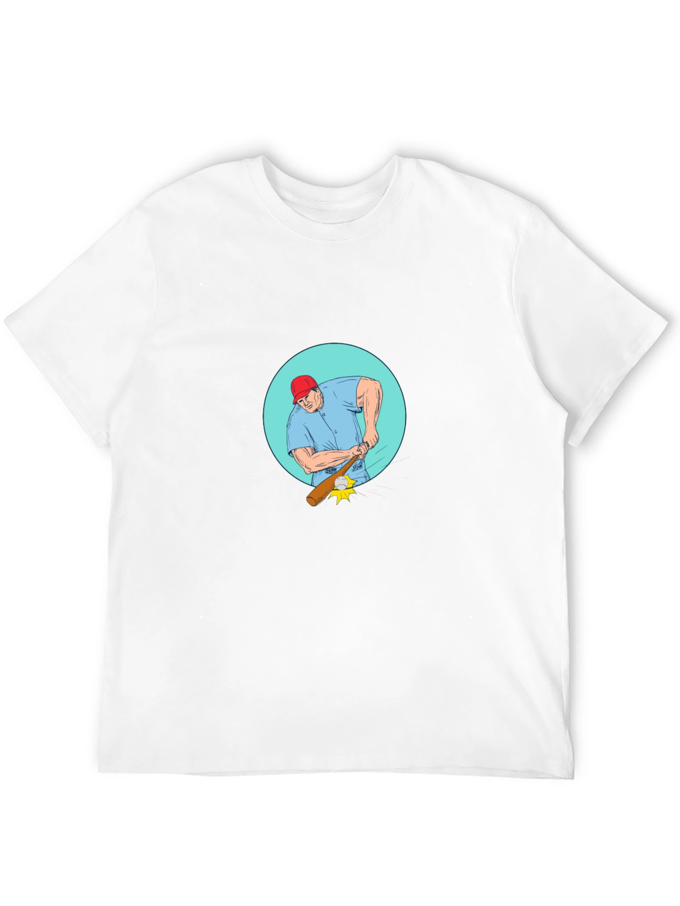 Baseball Hitter Graphic T-Shirt
