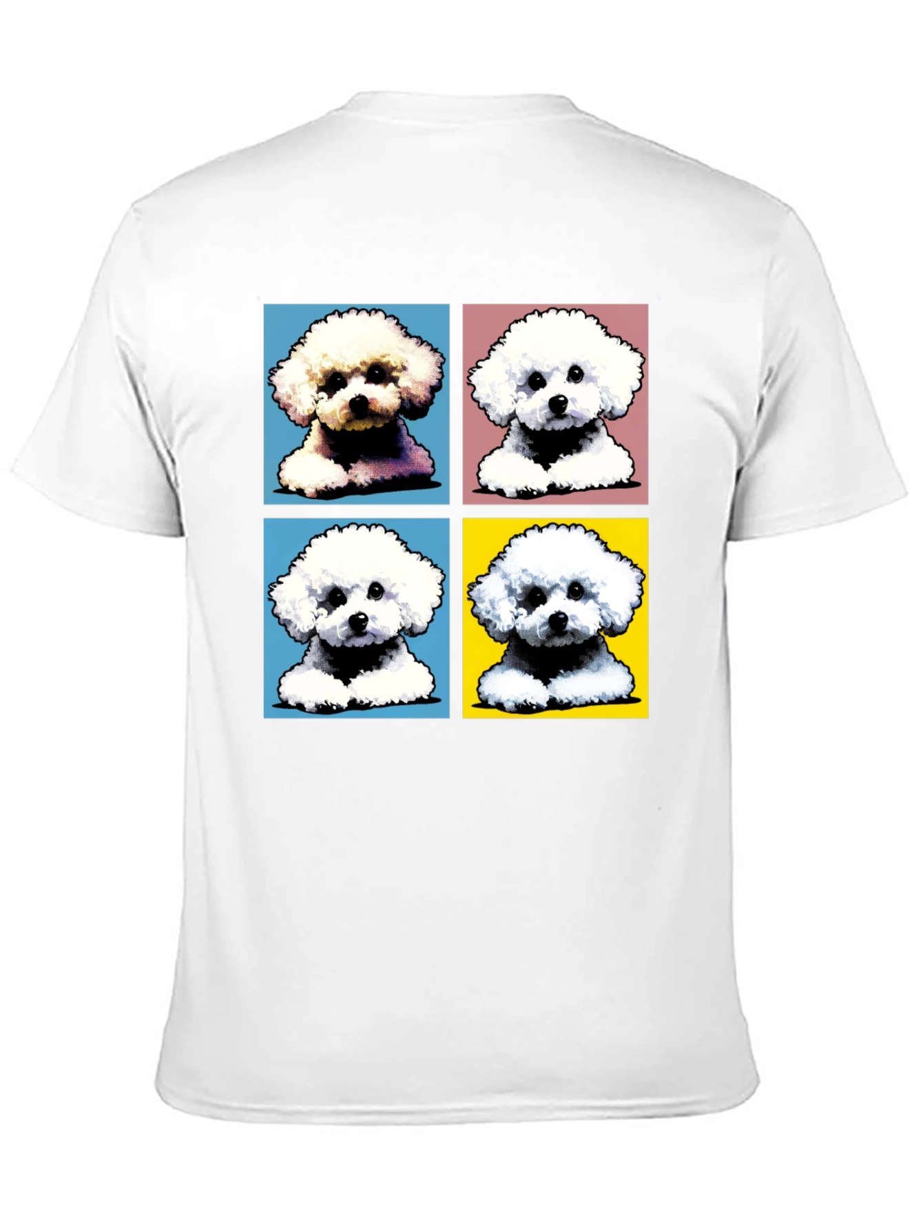 Pop Art Dog Tee - Bichon Frise Design Shirt