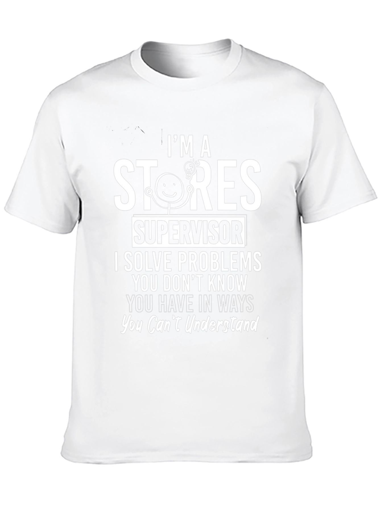 Stores Supervisor Novelty Graphic T-Shirt