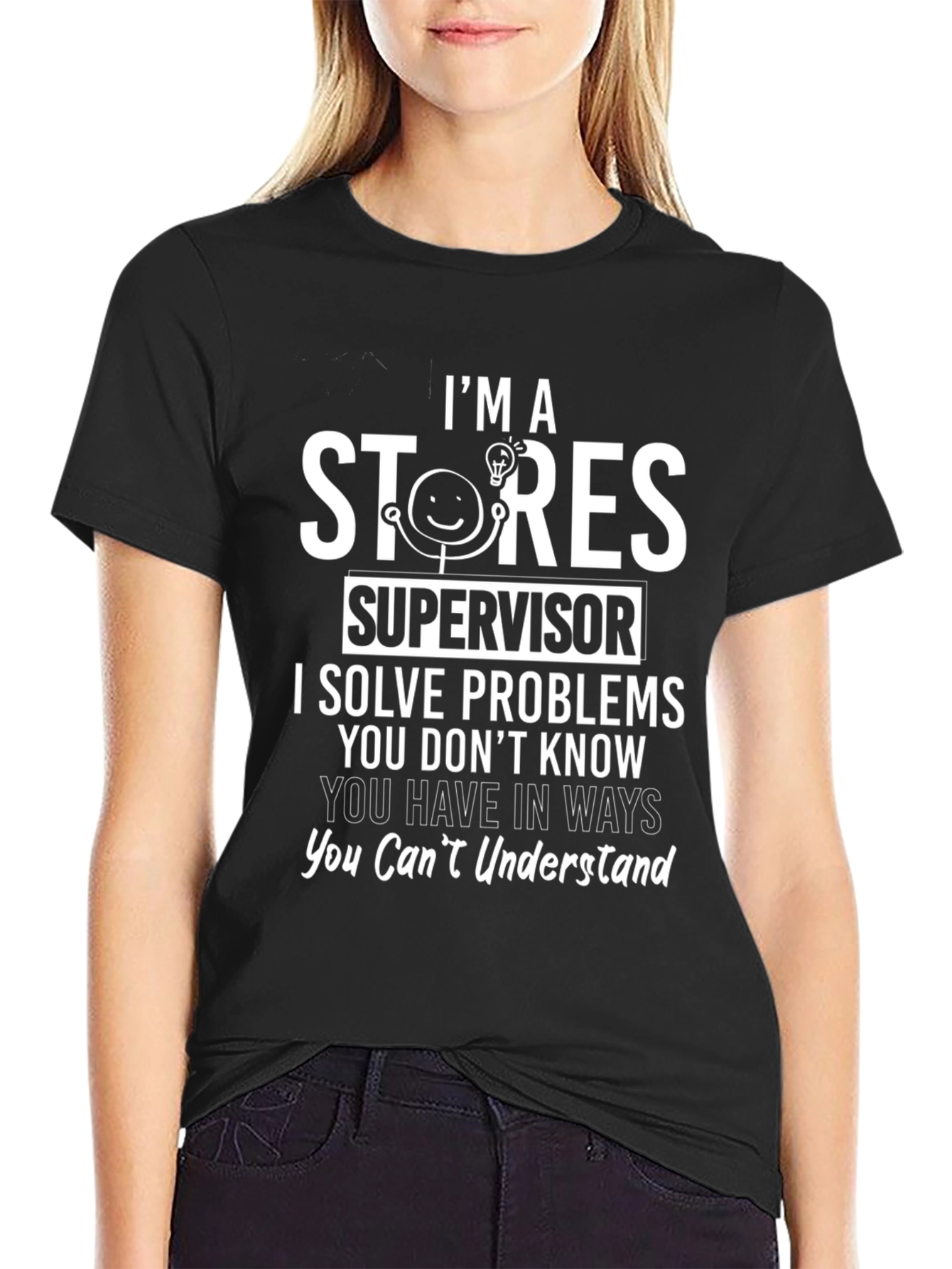 Stores Supervisor Novelty Graphic T-Shirt