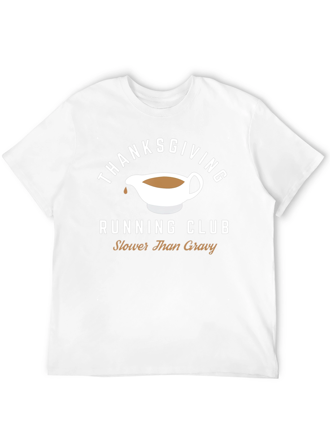 Thanksgiving Running Club T-Shirt - Slower Than Gravy
