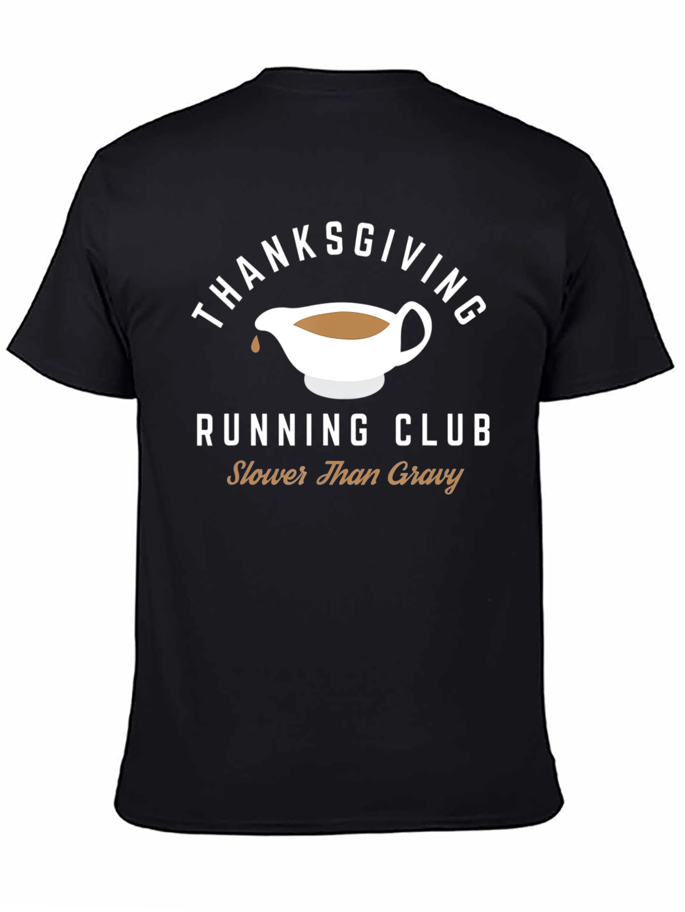 Thanksgiving Running Club T-Shirt - Slower Than Gravy