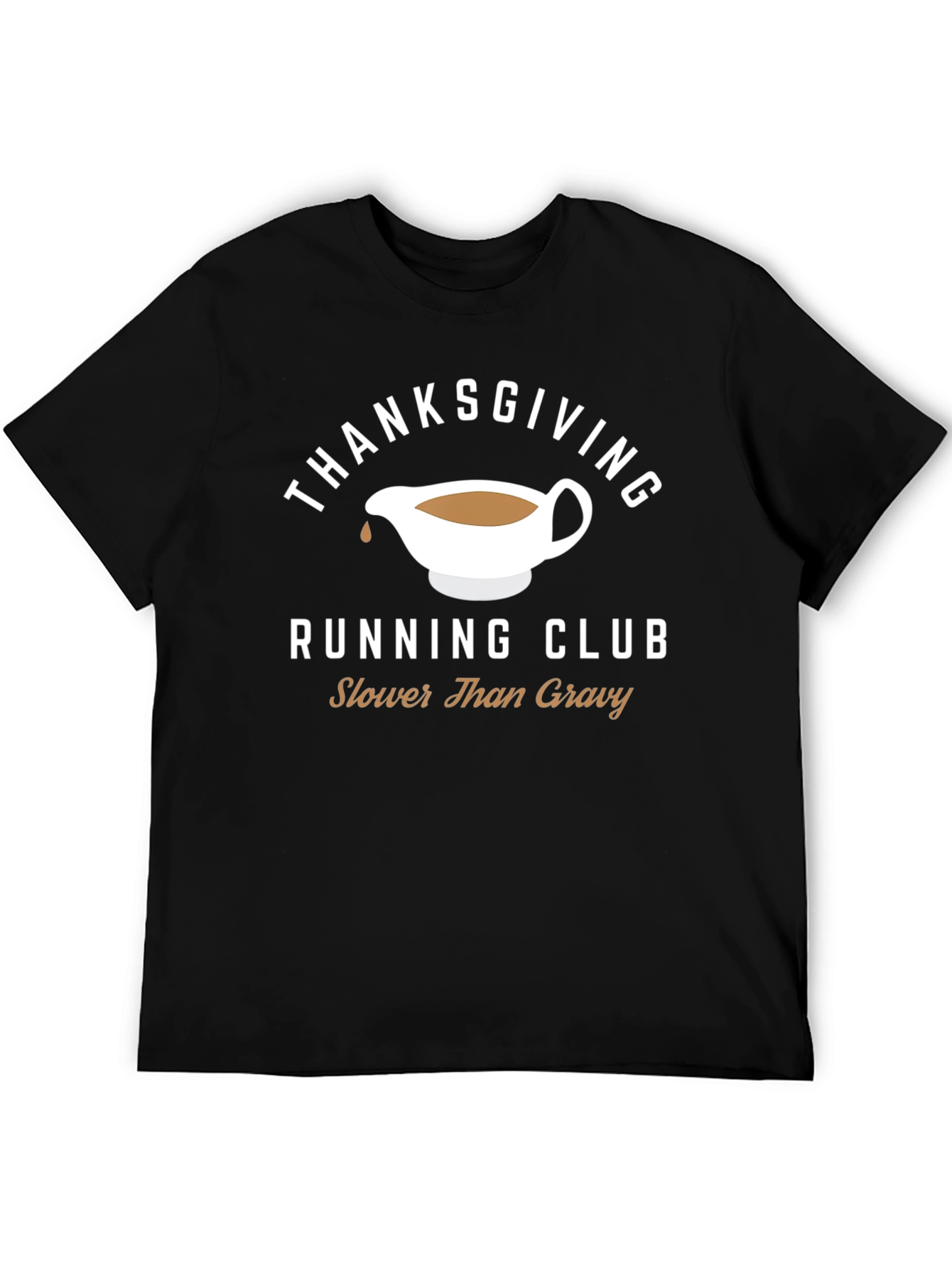 Thanksgiving Running Club T-Shirt - Slower Than Gravy
