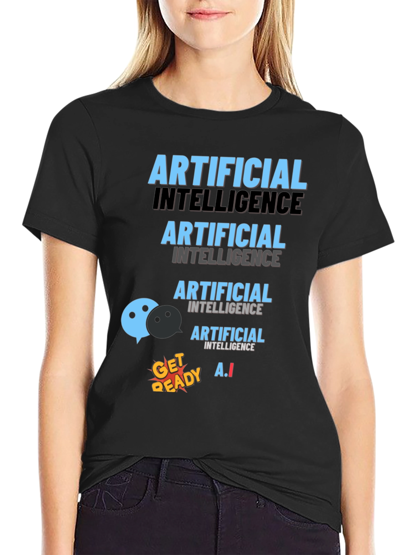 Artificial Intelligence T-Shirt Novelty AI Tee