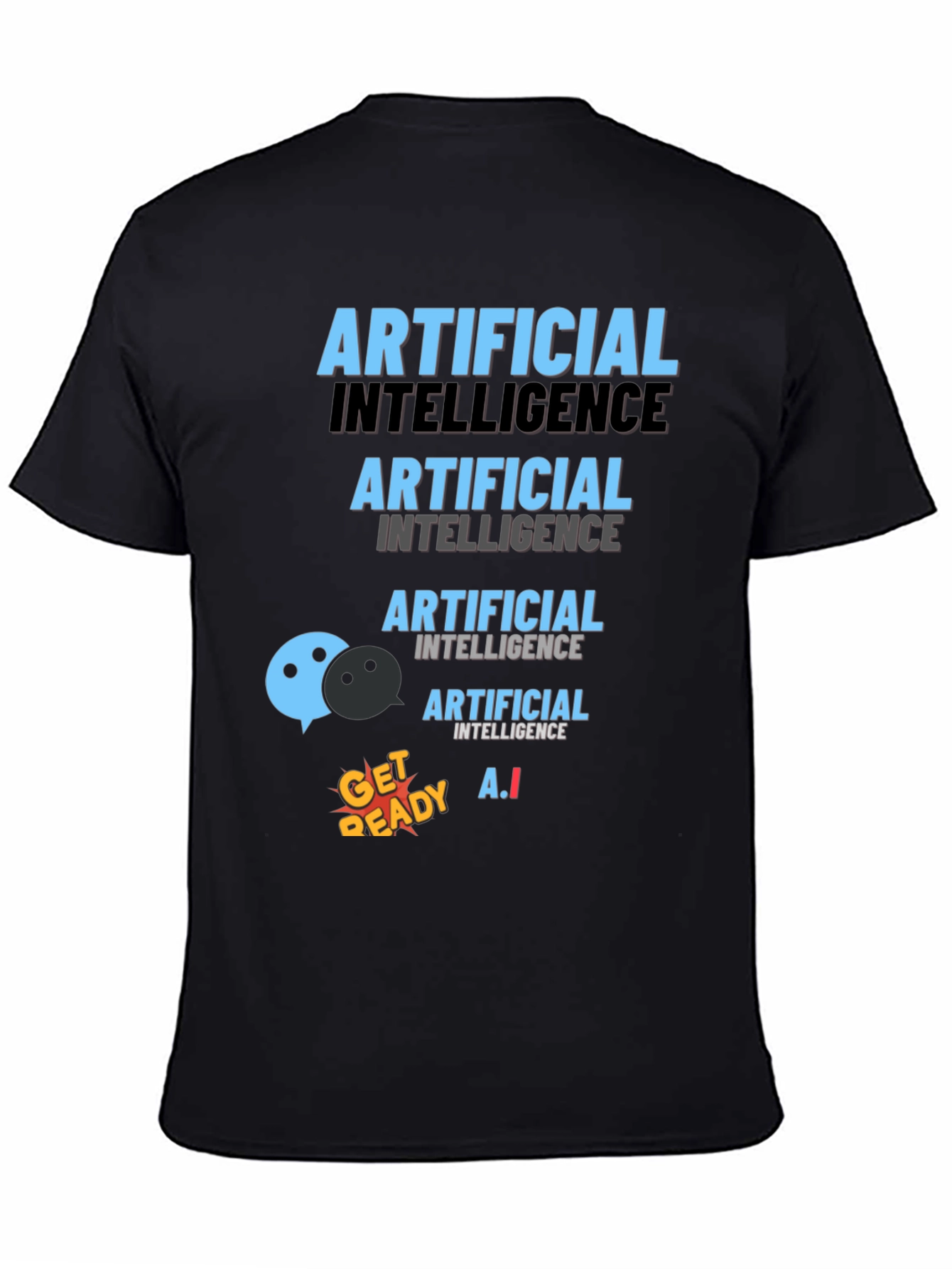Artificial Intelligence T-Shirt Novelty AI Tee