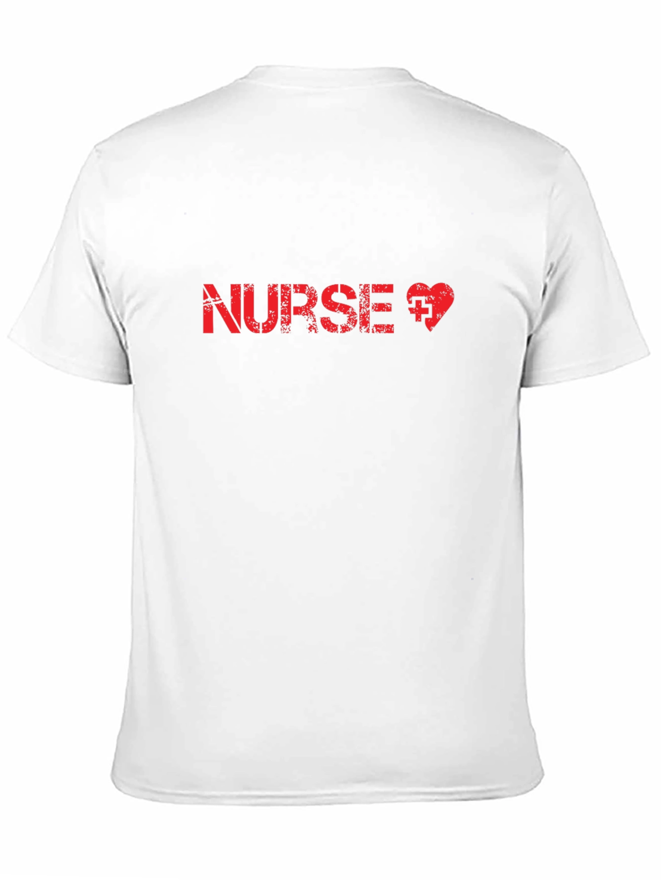 Nurse Love Heart Black T-Shirt