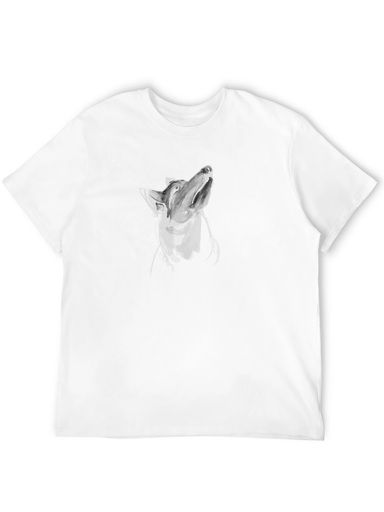 Doberman Sketch Graphic Tee - Stylish Mens Black T-Shirt