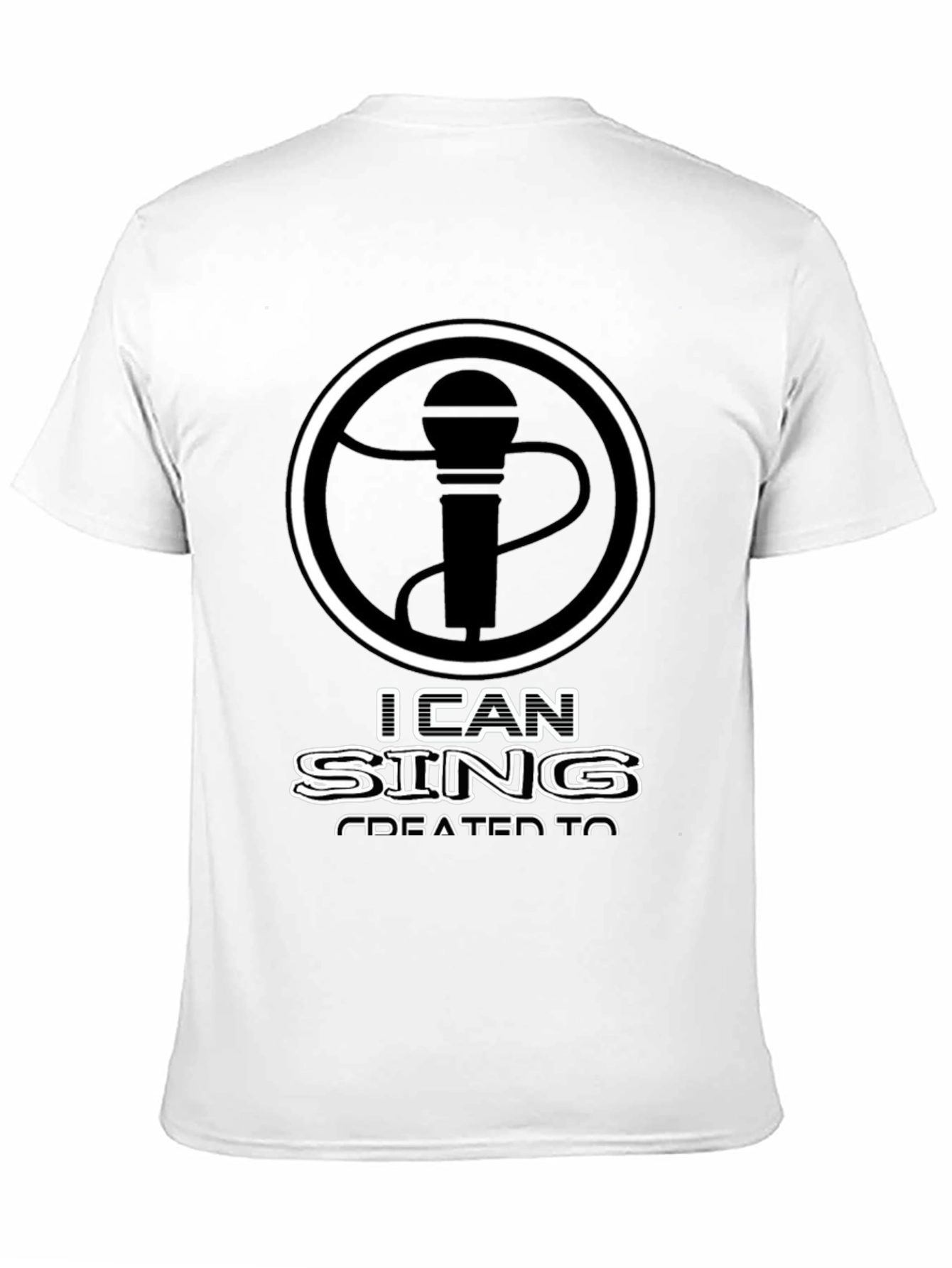 I Can Sing T-Shirt - Microphone Graphic Tee