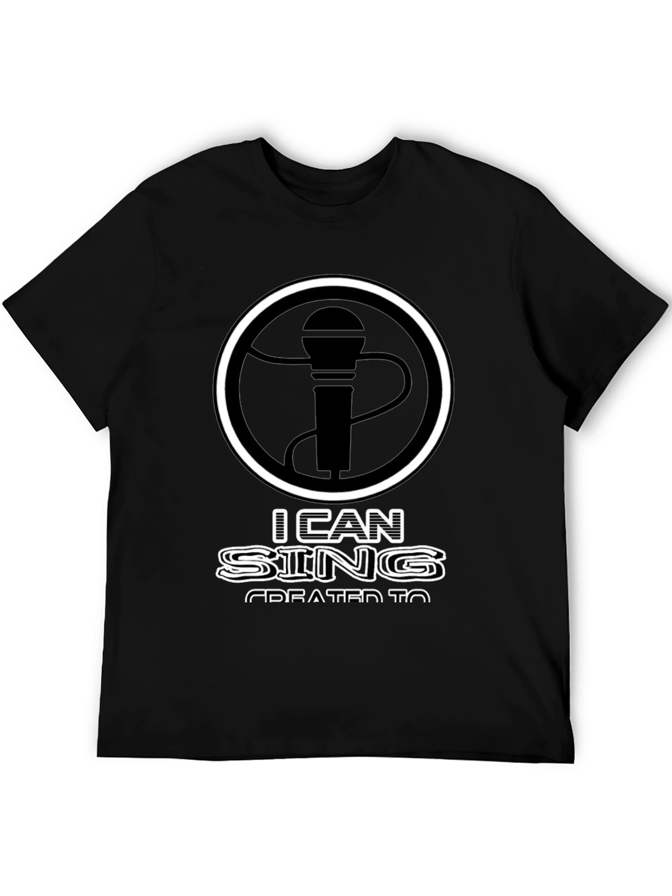 I Can Sing T-Shirt - Microphone Graphic Tee