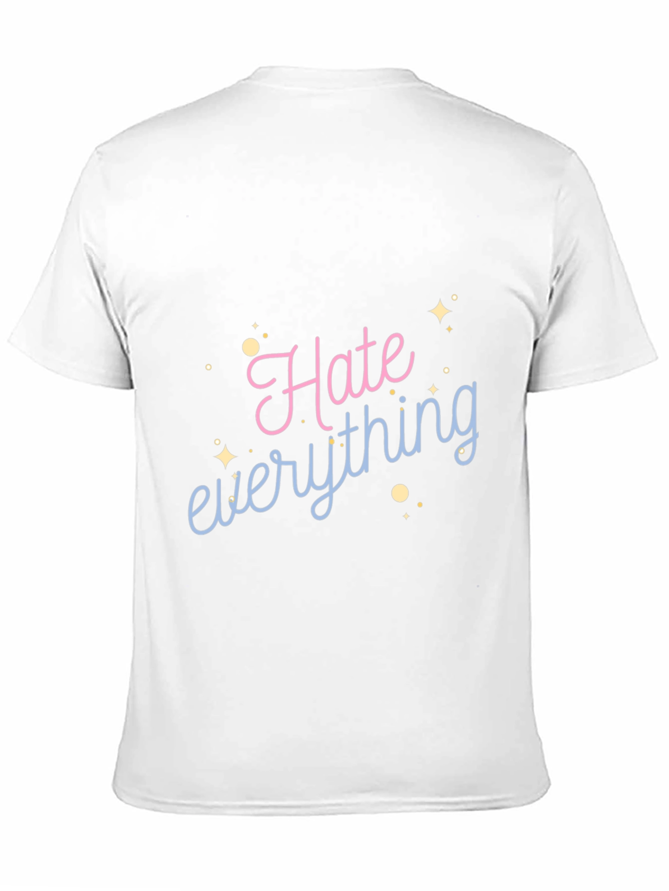 Hate Everything Graphic Tee - Black Casual Shirt