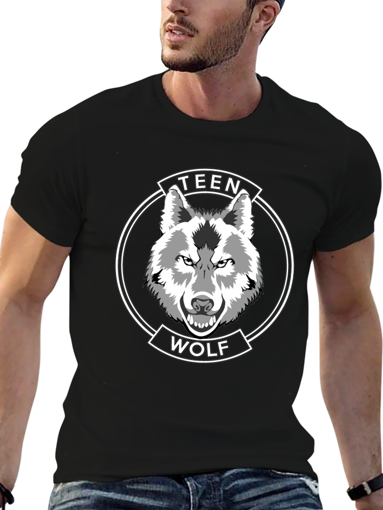 Teen Wolf Graphic Tee - Black T-Shirt