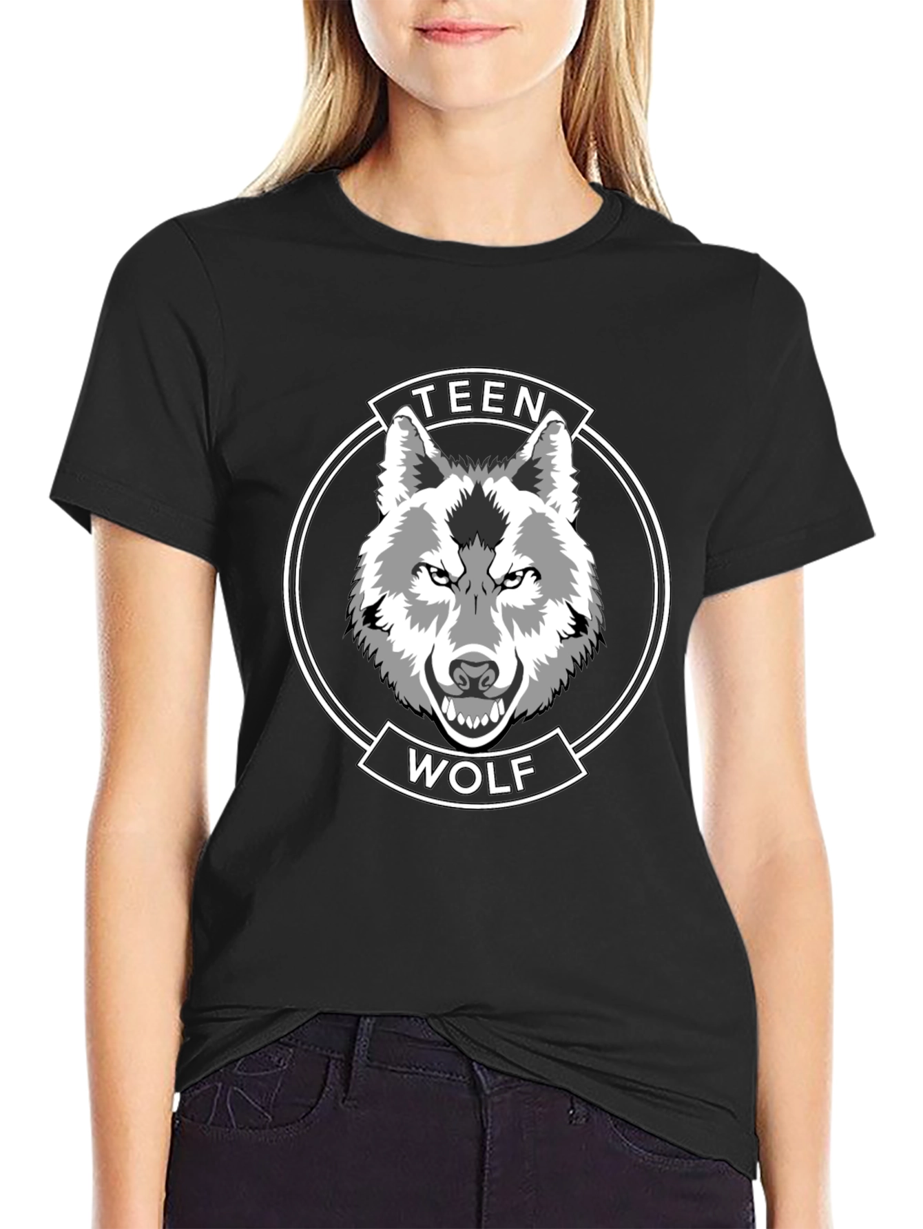 Teen Wolf Graphic Tee - Black T-Shirt